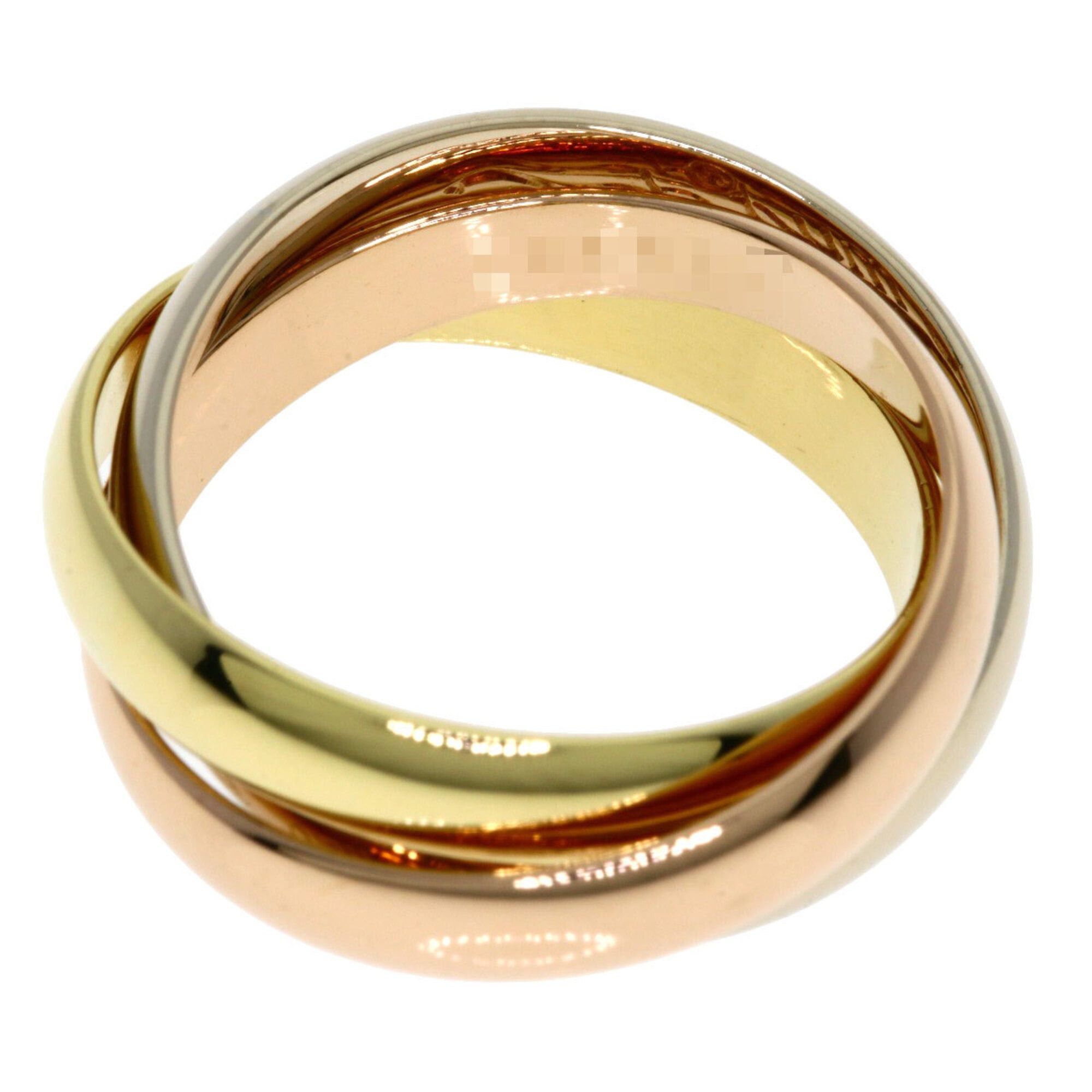 Cartier Cartier Trinity #50 Ring - 18K Pink Gold/18K Yellow White Gold Women's CARTIER Size ONE SIZE - 4 Thumbnail