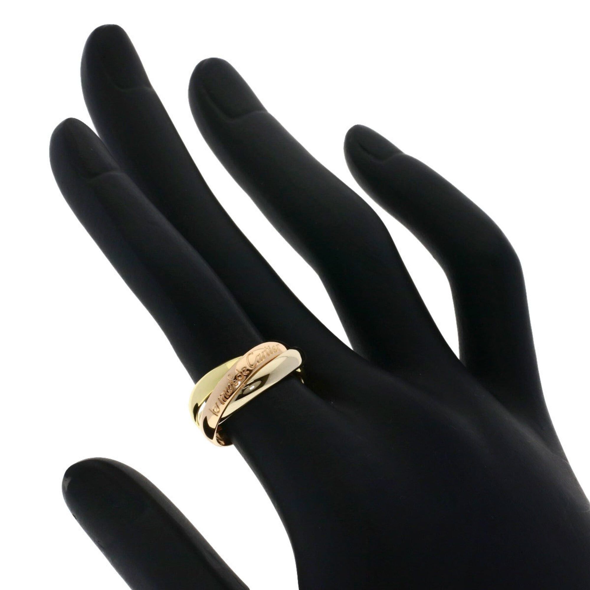 Cartier Cartier Trinity #50 Ring - 18K Pink Gold/18K Yellow White Gold Women's CARTIER Size ONE SIZE - 5 Thumbnail