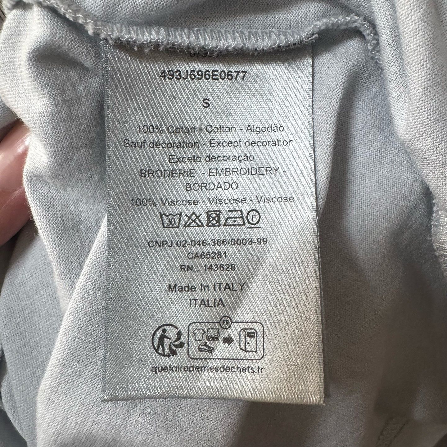 Dior Dior Heart Logo T-Shirt Size S Size US S / EU 44-46 / 1 - 4 Thumbnail