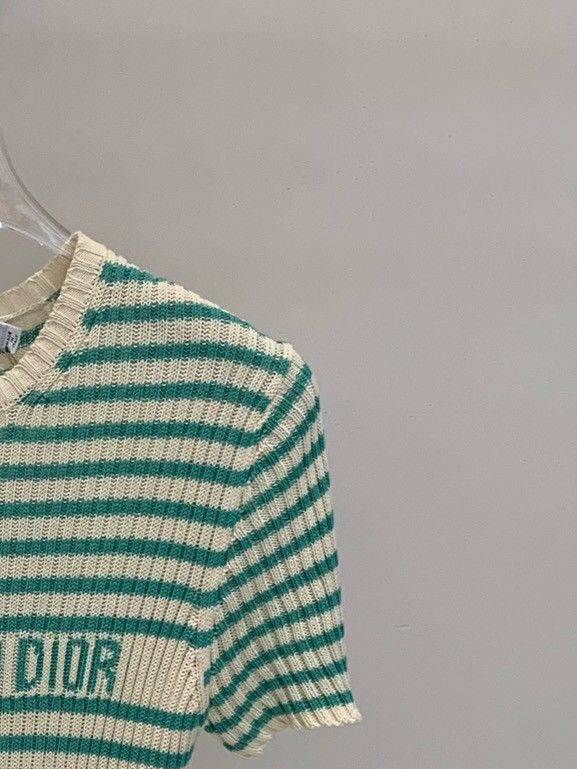 Dior Dior Striped Logo Knit Top Size 38 Size M / US 6-8 / IT 42-44 - 5 Thumbnail