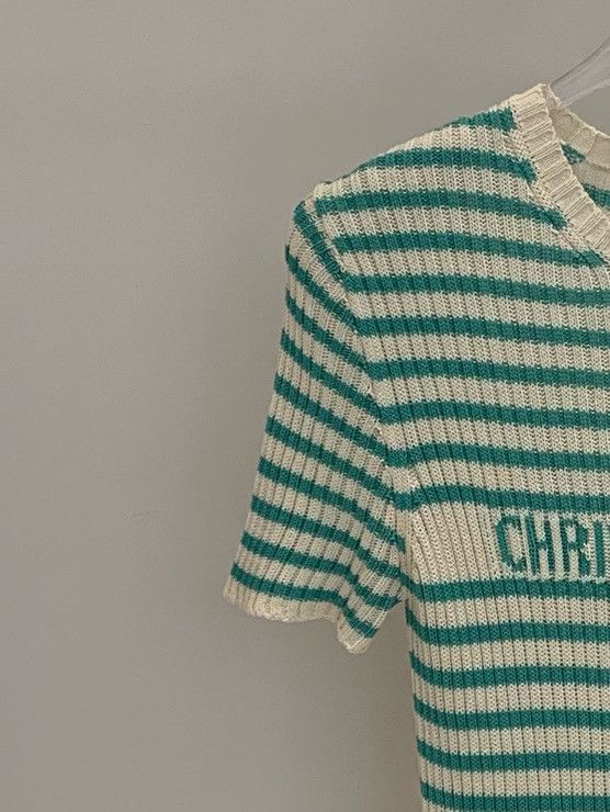 Dior Dior Striped Logo Knit Top Size 38 Size M / US 6-8 / IT 42-44 - 6 Thumbnail