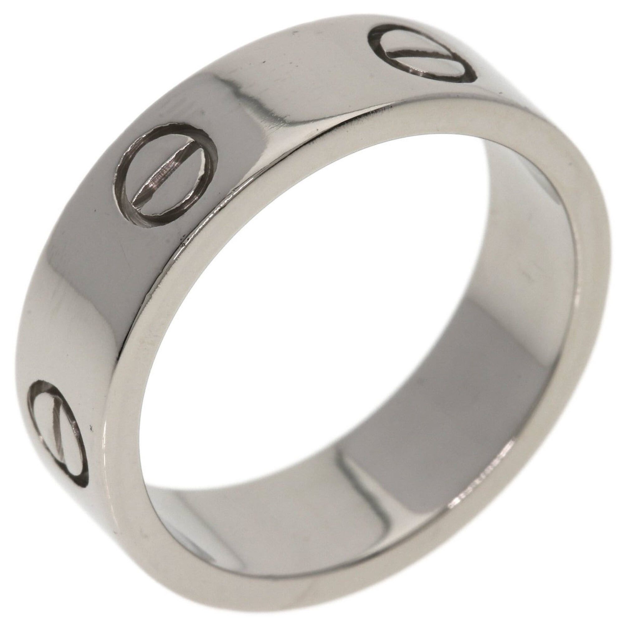 Cartier Cartier Love Ring #57, 18K White Gold, Women's Ring, CARTIER Size ONE SIZE - 2 Thumbnail