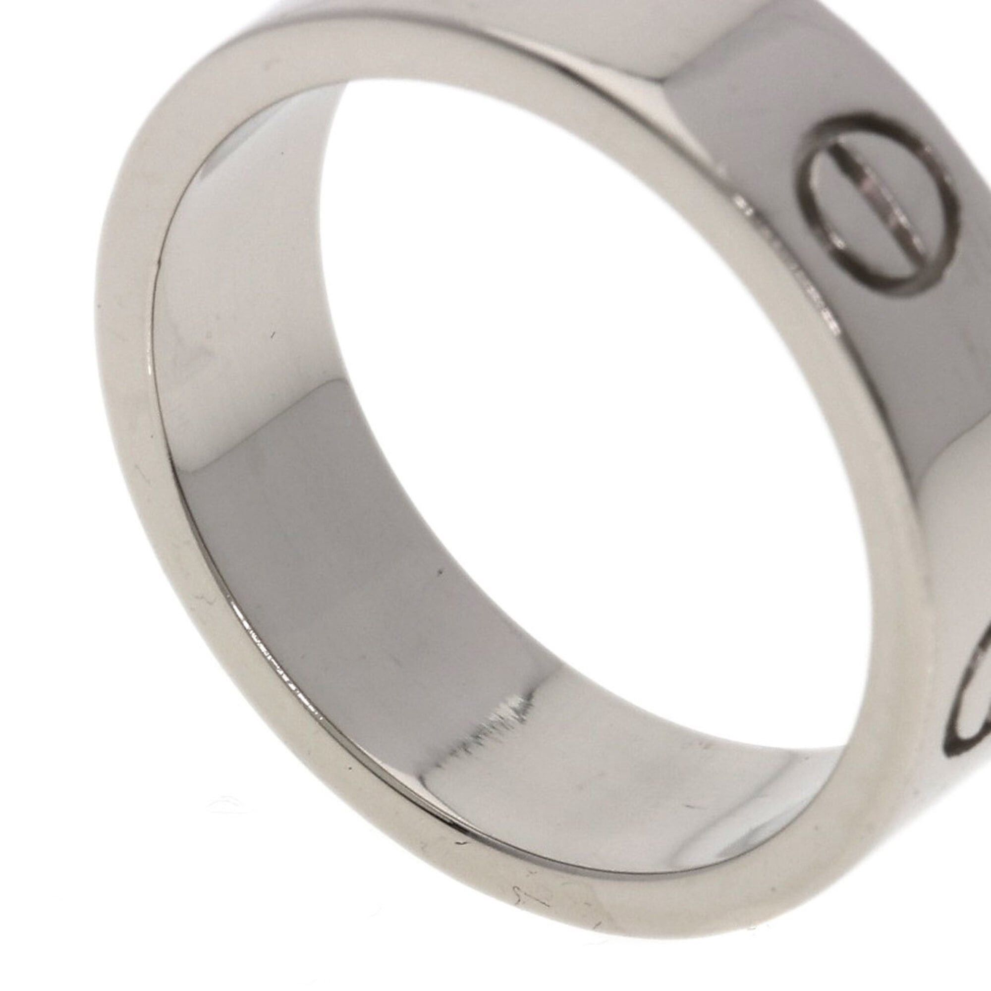 Cartier Cartier Love Ring #57, 18K White Gold, Women's Ring, CARTIER Size ONE SIZE - 9 Thumbnail