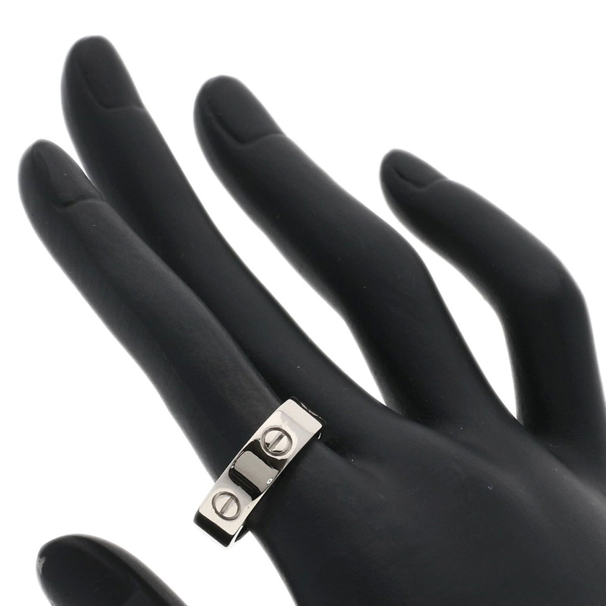 Cartier Cartier Love Ring #57, 18K White Gold, Women's Ring, CARTIER Size ONE SIZE - 5 Thumbnail
