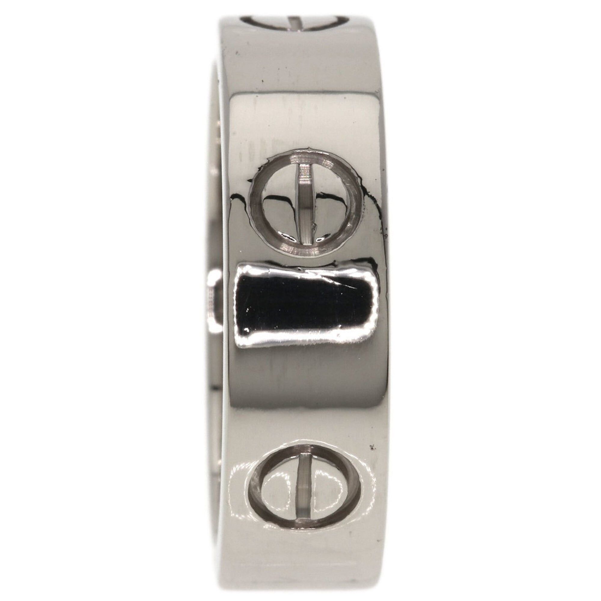 Cartier Cartier Love Ring #57, 18K White Gold, Women's Ring, CARTIER Size ONE SIZE - 3 Thumbnail