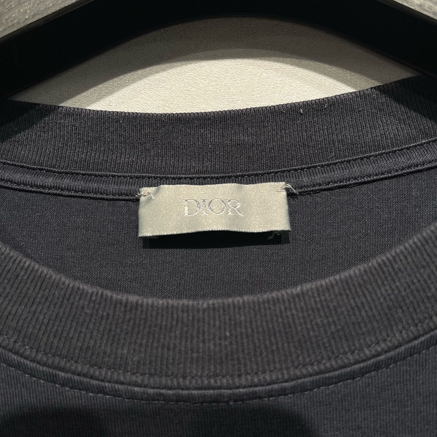 Dior Dior Logo Short Sleeve T-Shirt Navy Blue Size L Size US L / EU 52-54 / 3 - 3 Thumbnail