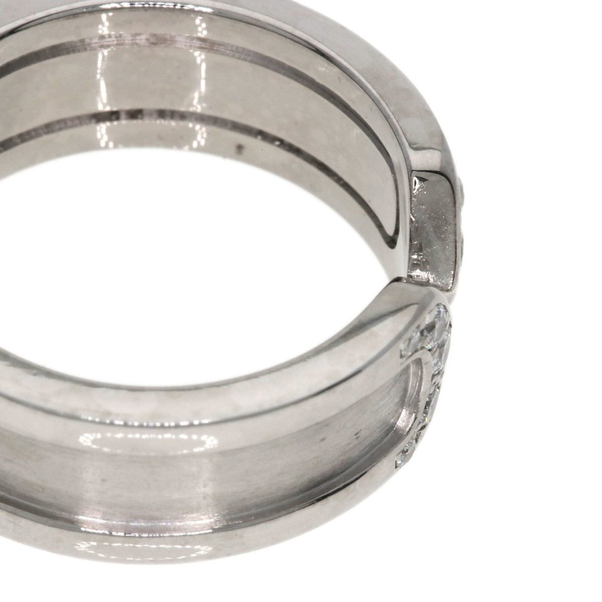 Cartier Cartier C2 Ring SM Diamond #47 Ring, 18K White Gold, Women's, CARTIER Size ONE SIZE - 10 Thumbnail