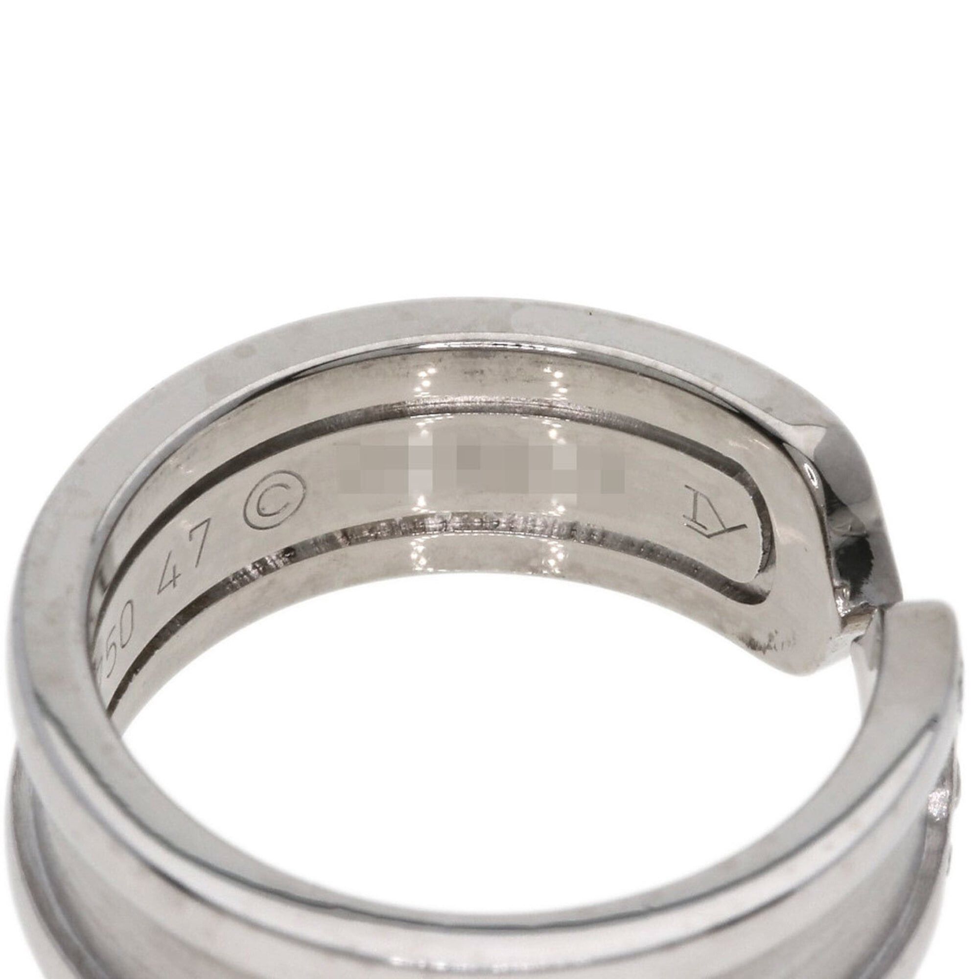 Cartier Cartier C2 Ring SM Diamond #47 Ring, 18K White Gold, Women's, CARTIER Size ONE SIZE - 6 Thumbnail