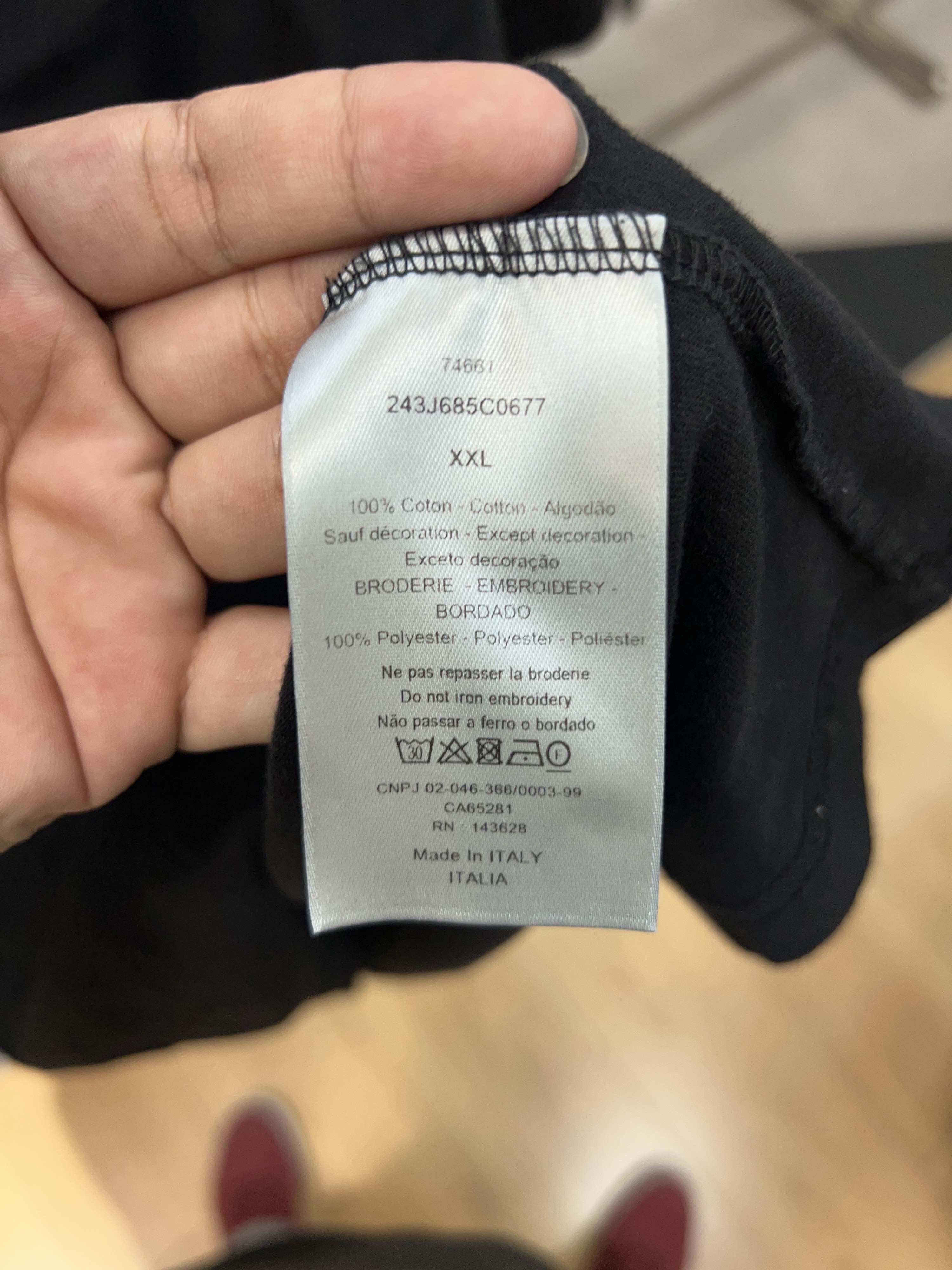 Dior Dior Badge T-Shirt XXL Size US XXL / EU 58 / 5 - 4 Thumbnail