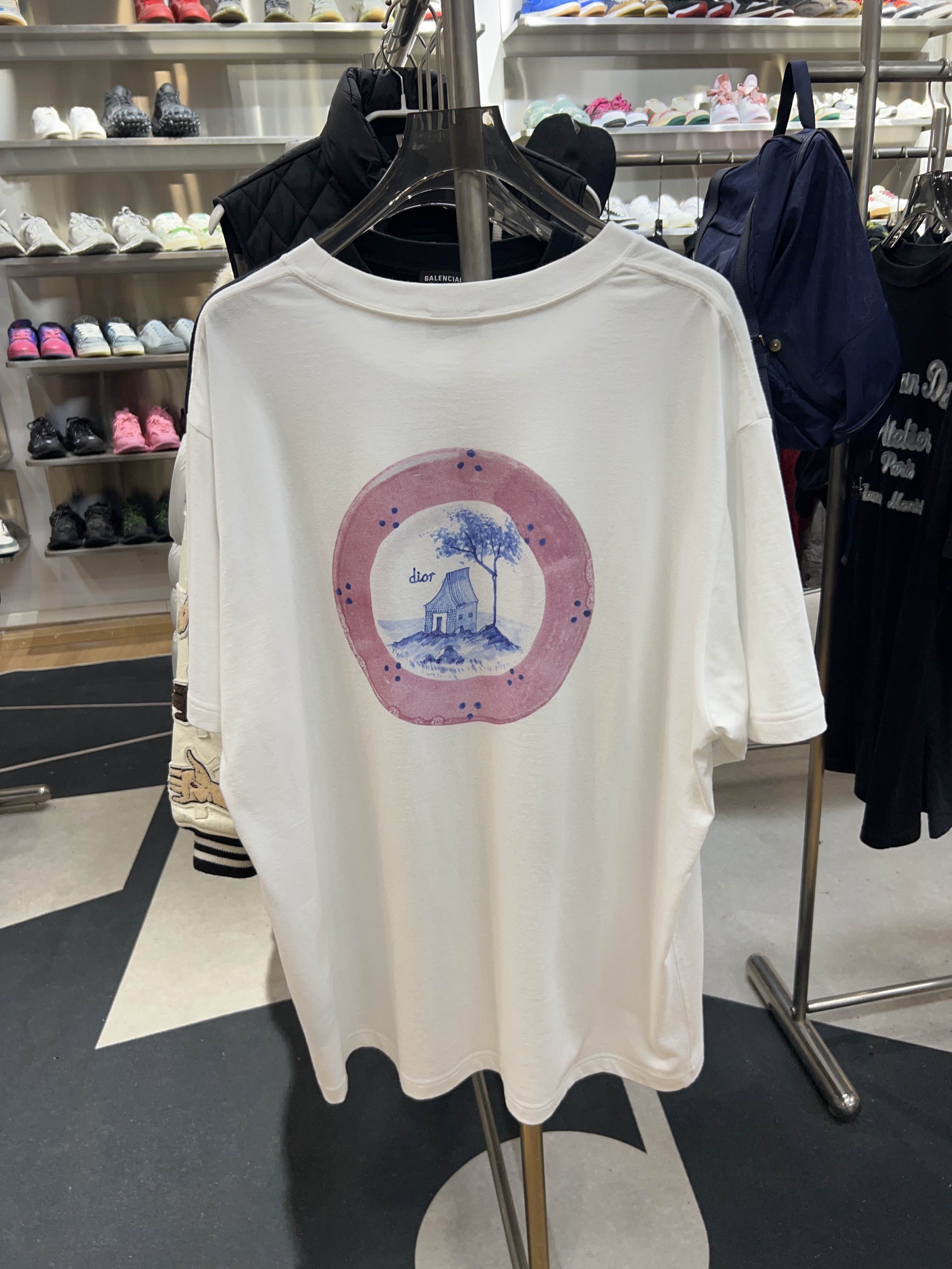 Dior Dior Hylton Nel Graphic T-Shirt Size XXL Size US XXL / EU 58 / 5 - 2 Thumbnail