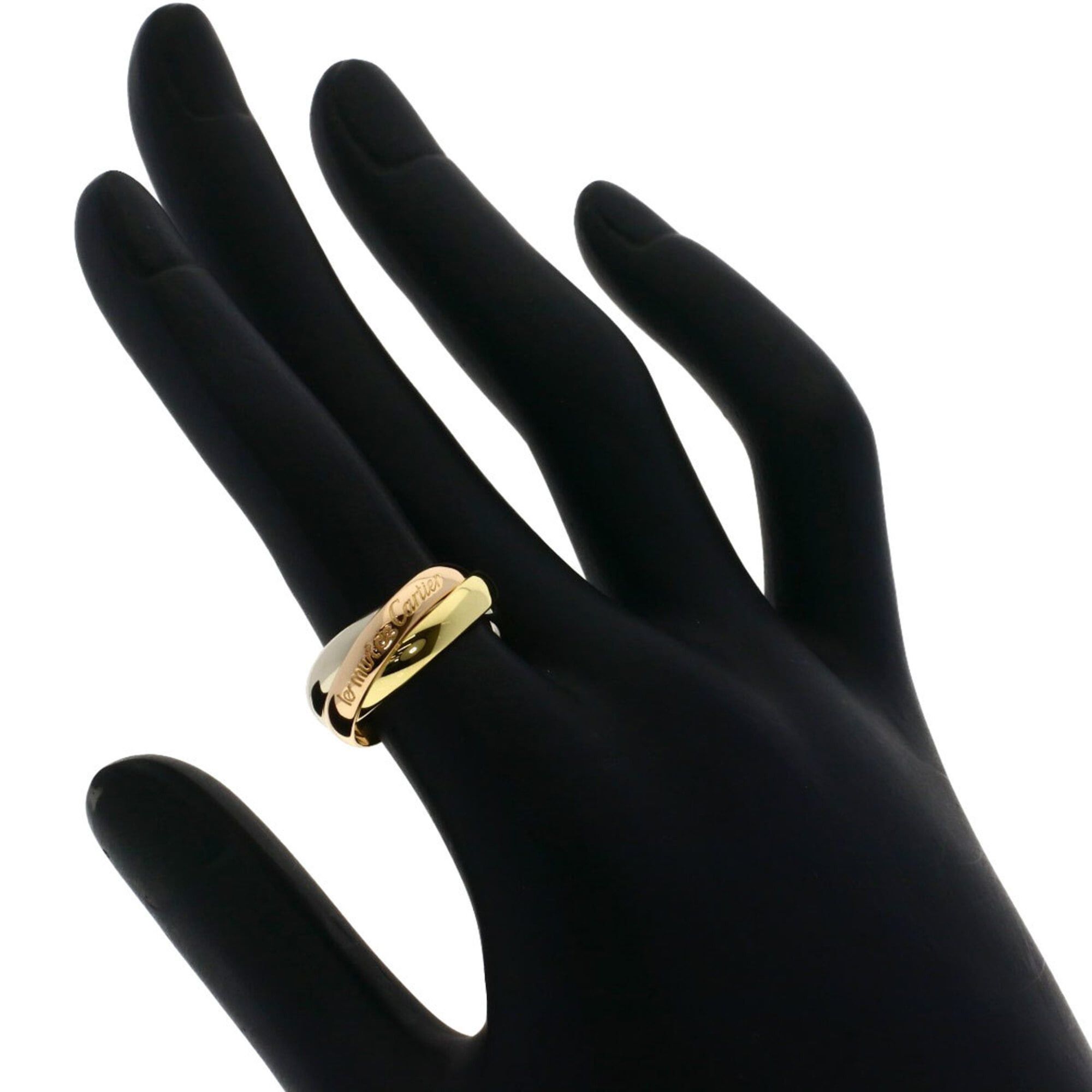 Cartier Cartier Trinity #50 Ring - 18K Pink Gold/18K Yellow White Gold Women's CARTIER Size ONE SIZE - 4 Thumbnail