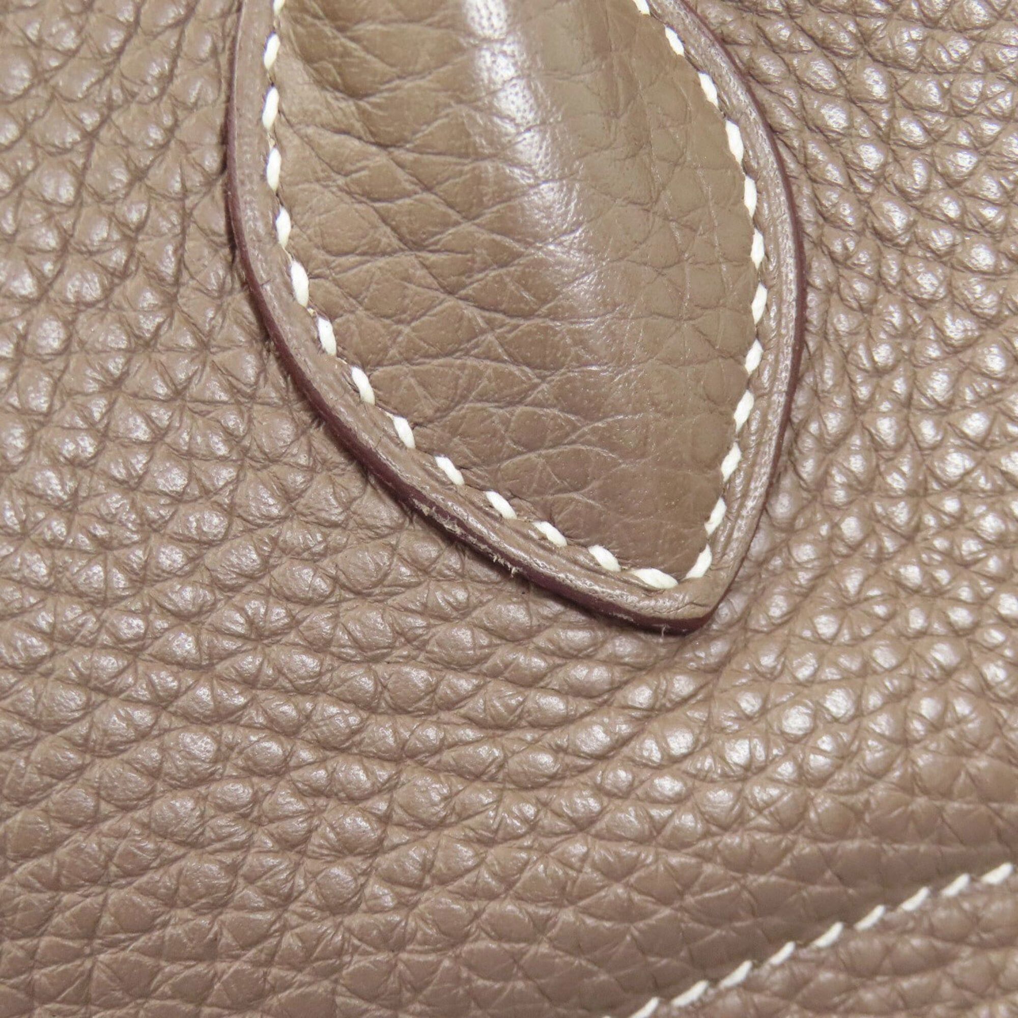Hermes Hermes Bolide 31 Etoupe Silver Hardware Handbag Taurillon Leather Women's HERMES Size ONE SIZE - 15 Thumbnail