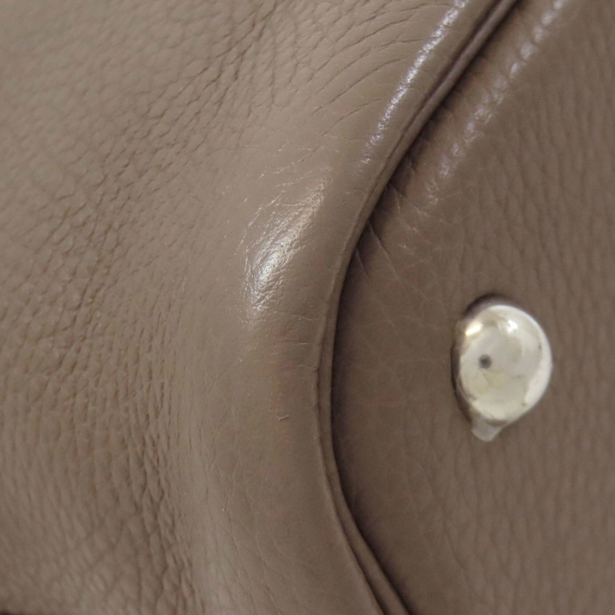 Hermes Hermes Bolide 31 Etoupe Silver Hardware Handbag Taurillon Leather Women's HERMES Size ONE SIZE - 25 Thumbnail