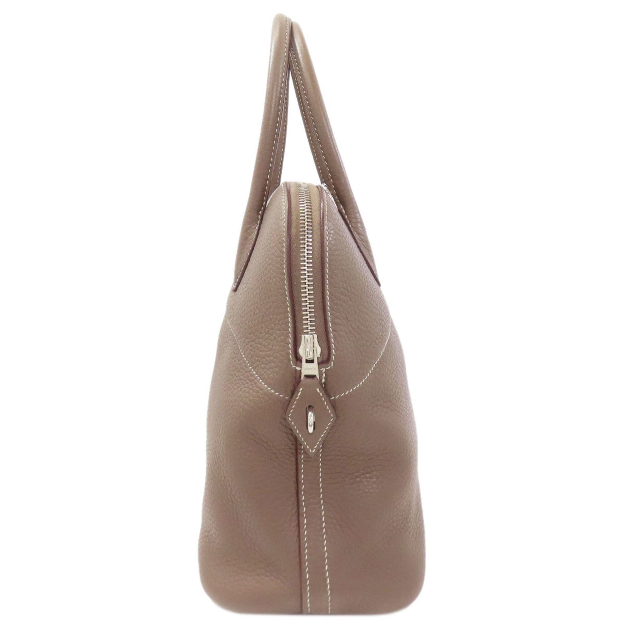 Hermes Hermes Bolide 31 Etoupe Silver Hardware Handbag Taurillon Leather Women's HERMES Size ONE SIZE - 3 Thumbnail