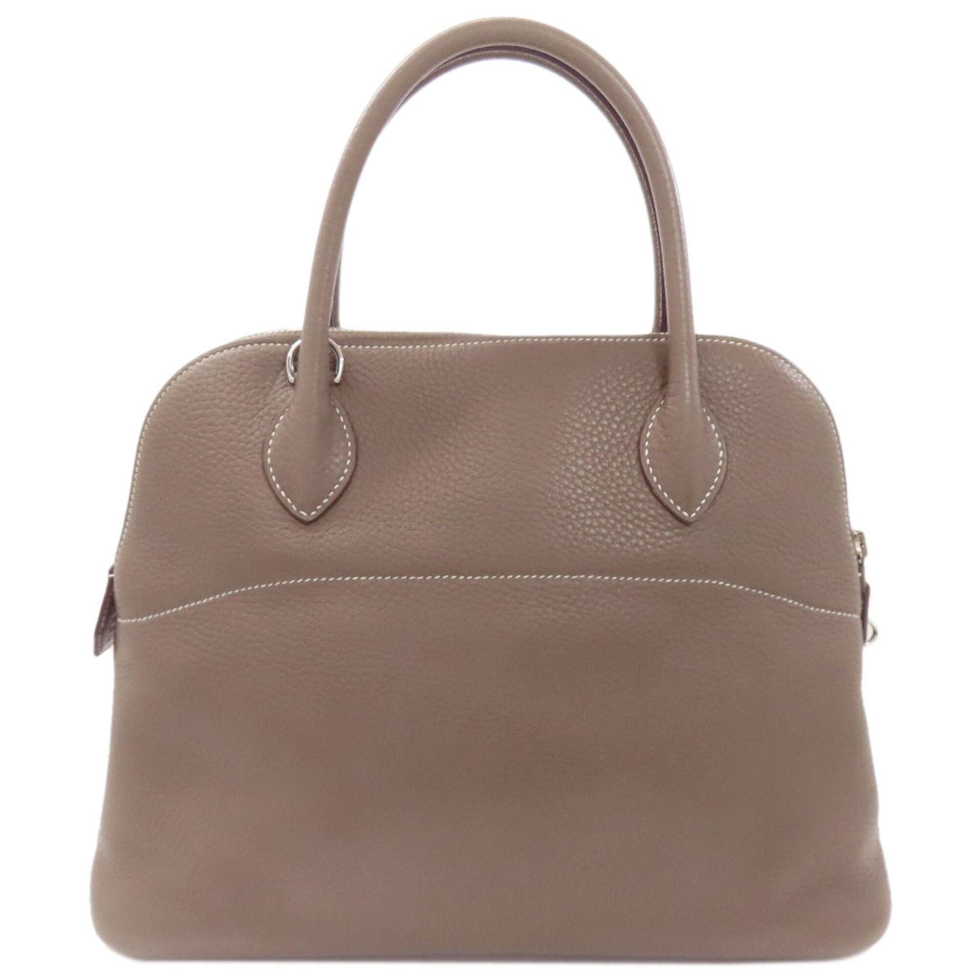 Hermes Hermes Bolide 31 Etoupe Silver Hardware Handbag Taurillon Leather Women's HERMES Size ONE SIZE - 2 Thumbnail