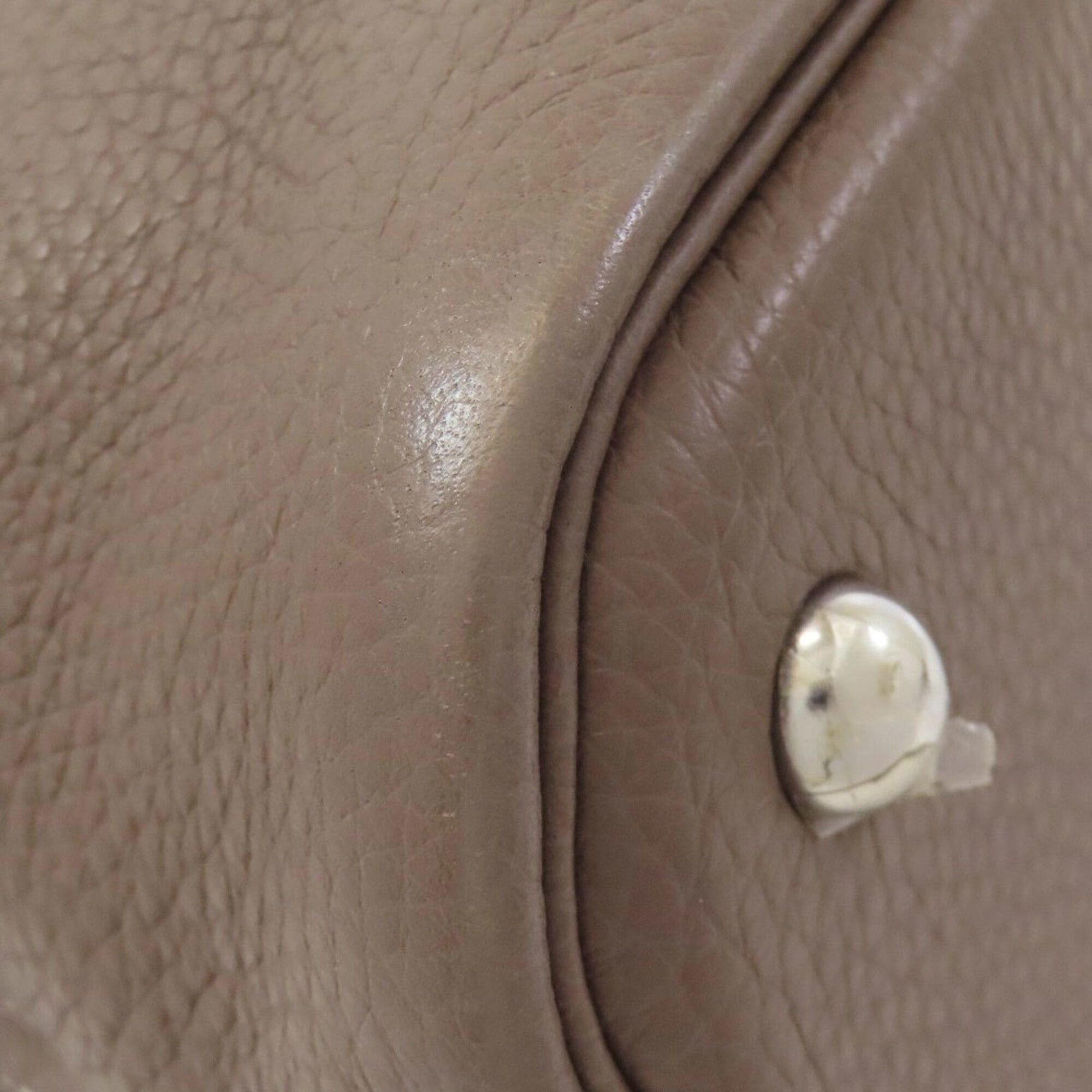Hermes Hermes Bolide 31 Etoupe Silver Hardware Handbag Taurillon Leather Women's HERMES Size ONE SIZE - 23 Thumbnail