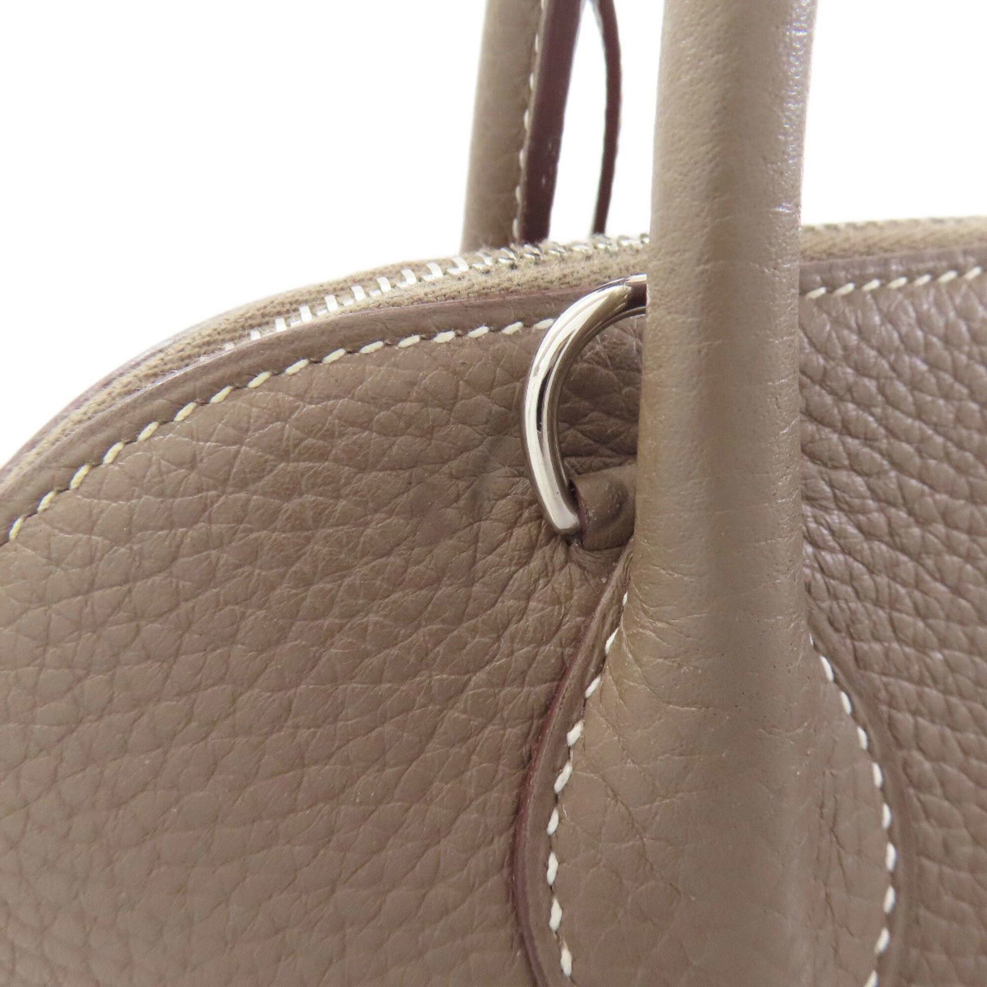 Hermes Hermes Bolide 31 Etoupe Silver Hardware Handbag Taurillon Leather Women's HERMES Size ONE SIZE - 16 Thumbnail