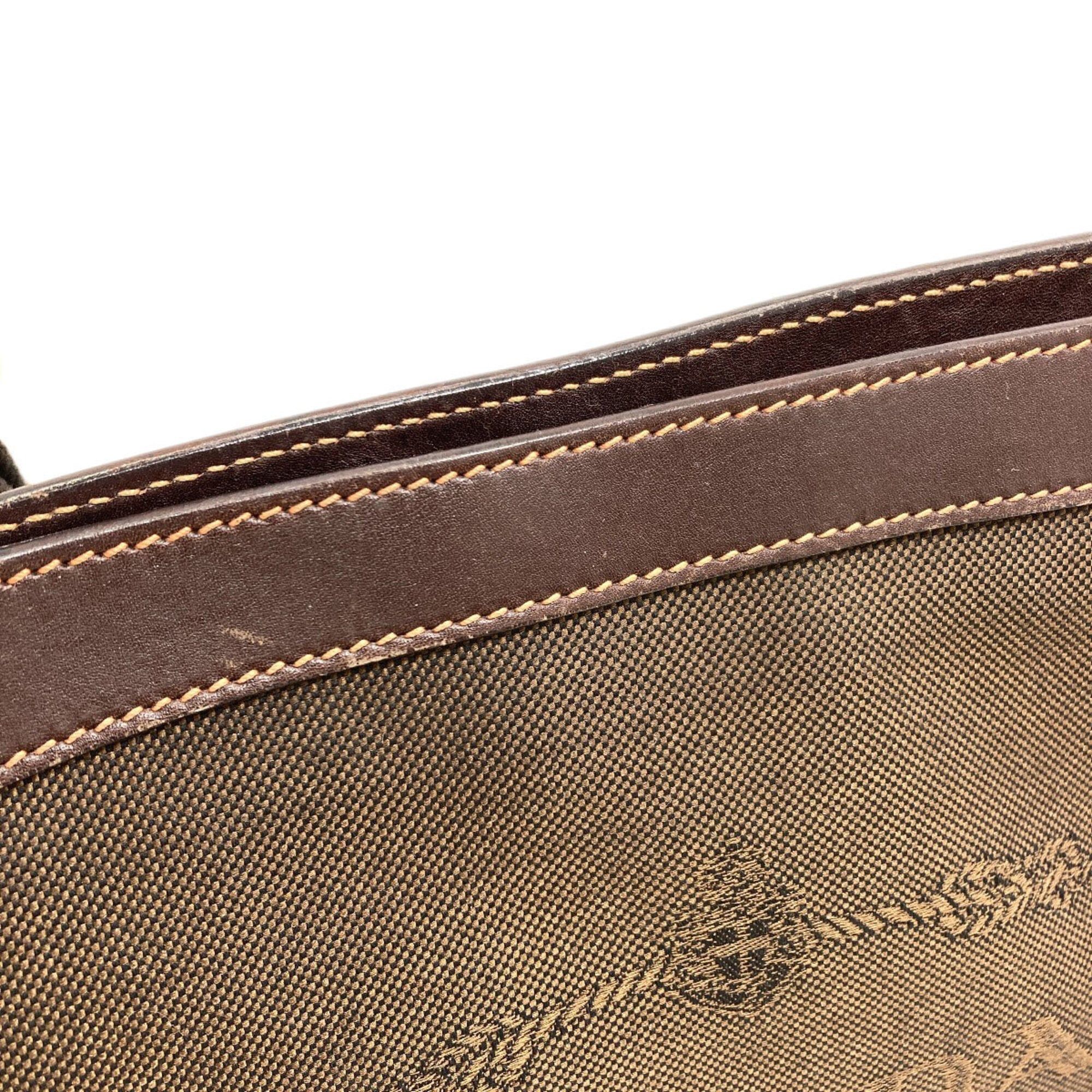 Prada Prada Logo Shoulder Bag, Canvas/Calfskin, Women's PRADA Size ONE SIZE - 15 Thumbnail