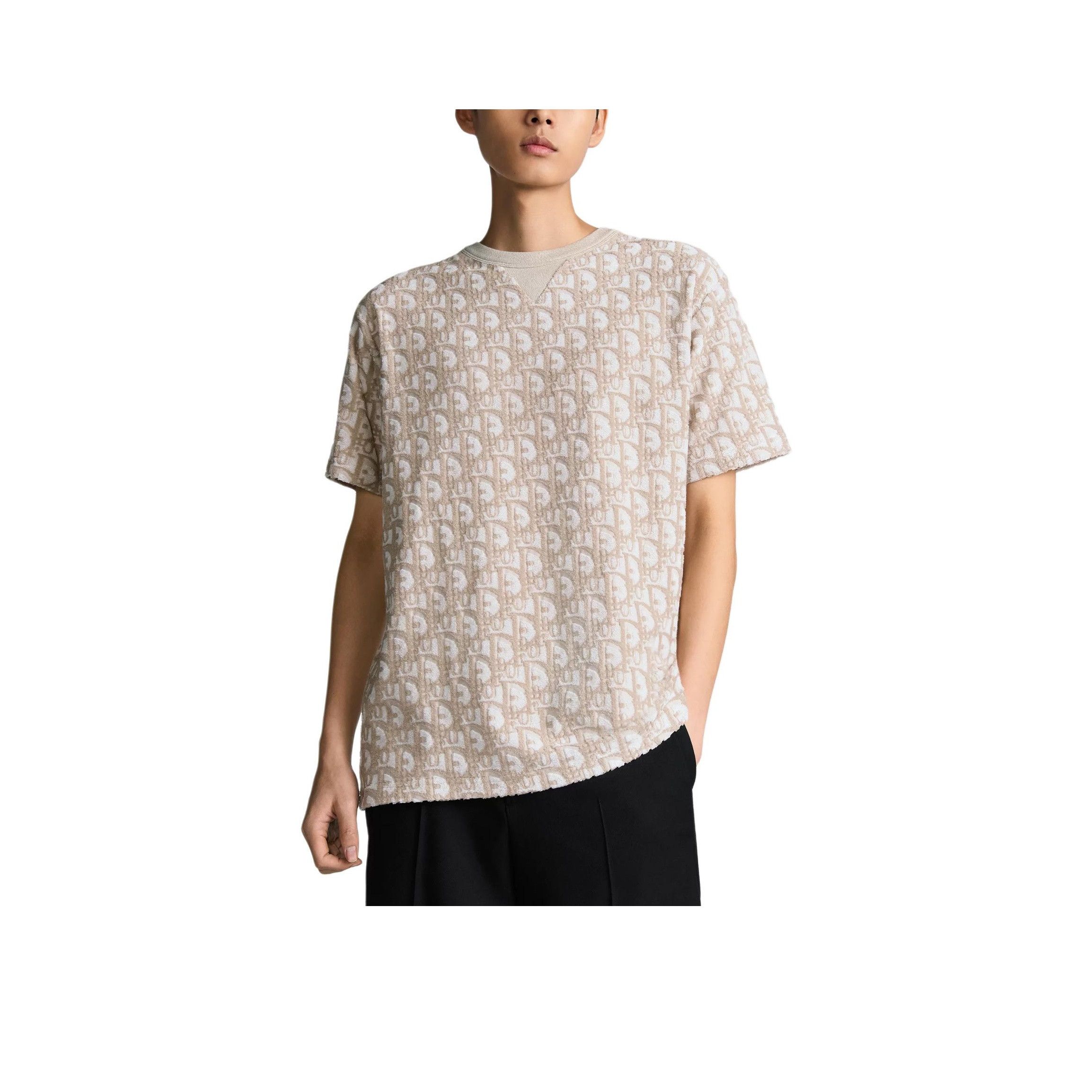 Dior Dior Oblique Terry T-Shirt Size XXL Size US XXL / EU 58 / 5 - 6 Thumbnail