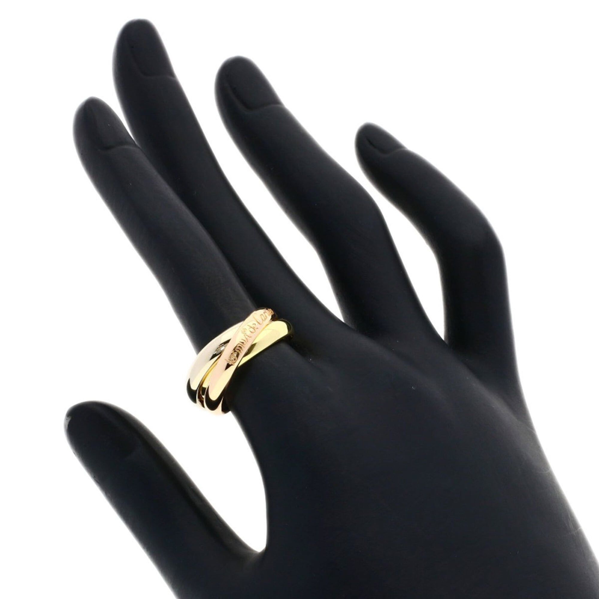 Cartier Cartier Trinity #53 Ring - 18K Yellow Gold/18K Pink White Gold Women's CARTIER Size ONE SIZE - 4 Thumbnail