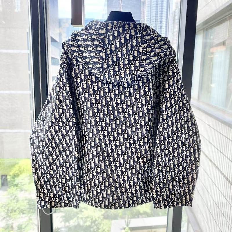 Dior Dior Oblique Zip Hooded Jacket Size XS Size XS / US 0-2 / IT 36-38 - 2 Thumbnail