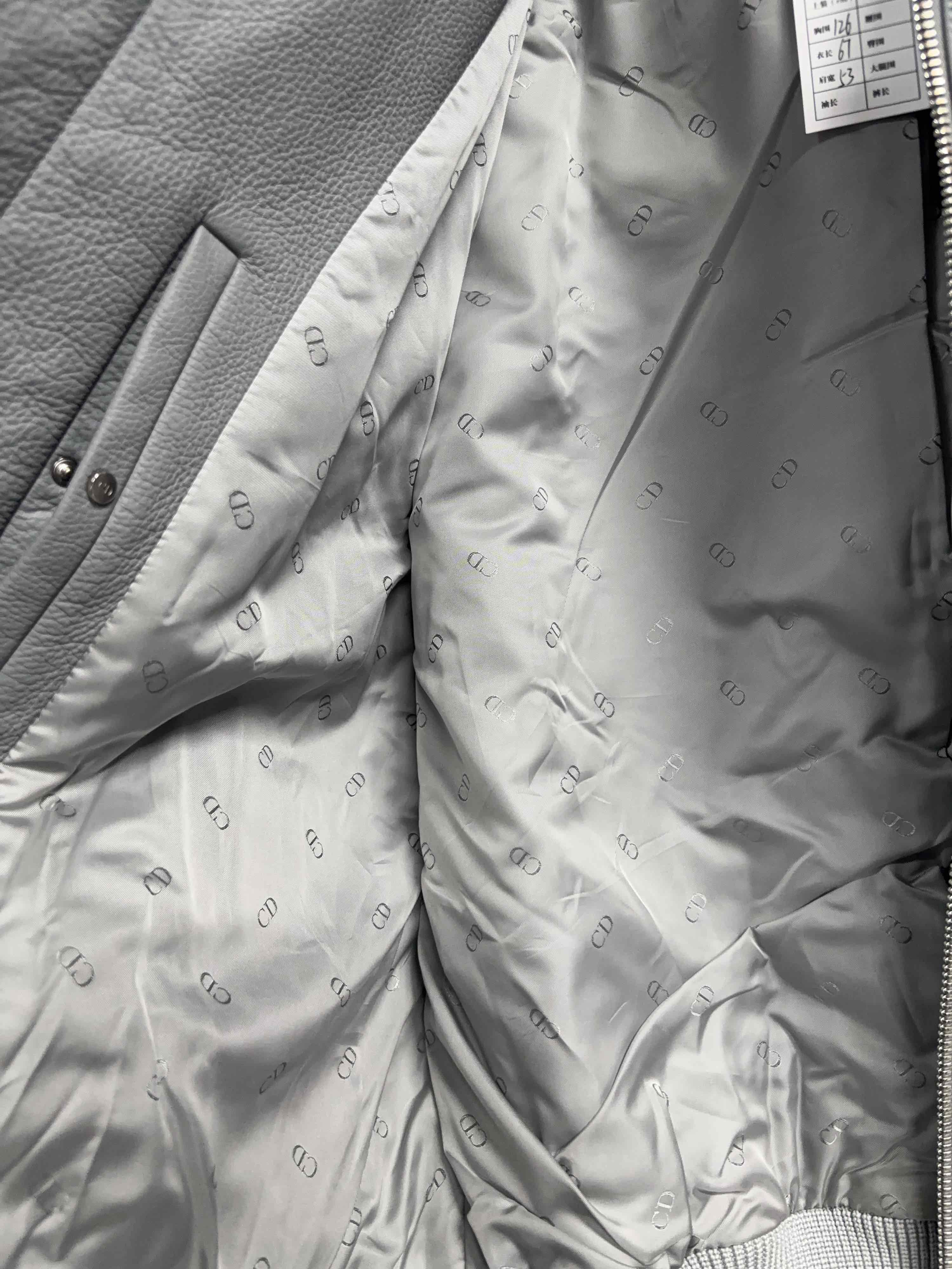 Dior Dior CD Icon Leather Bomber Jacket Size 52 Size US L / EU 52-54 / 3 - 6 Thumbnail
