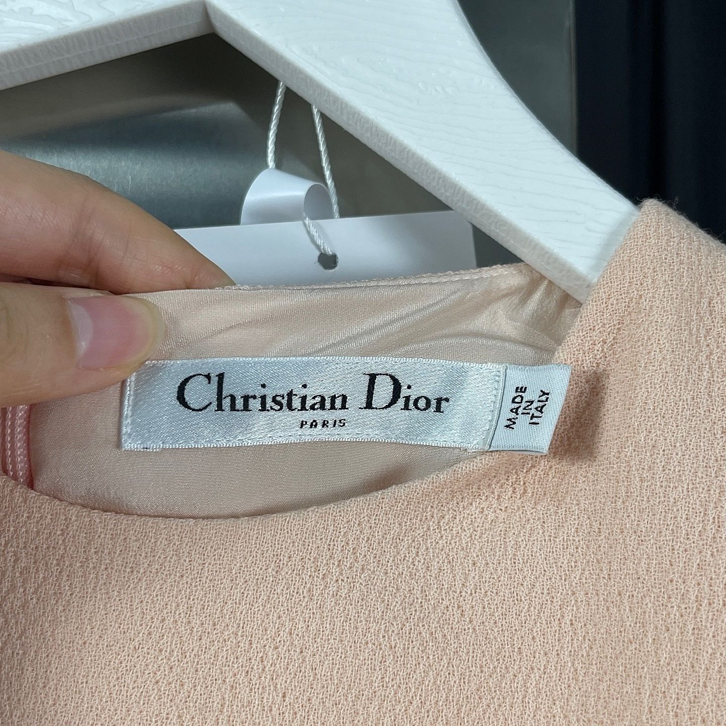 Dior Dior Pink Virgin Wool Mini Dress Size 36 Size XS / US 0-2 / IT 36-38 - 3 Thumbnail