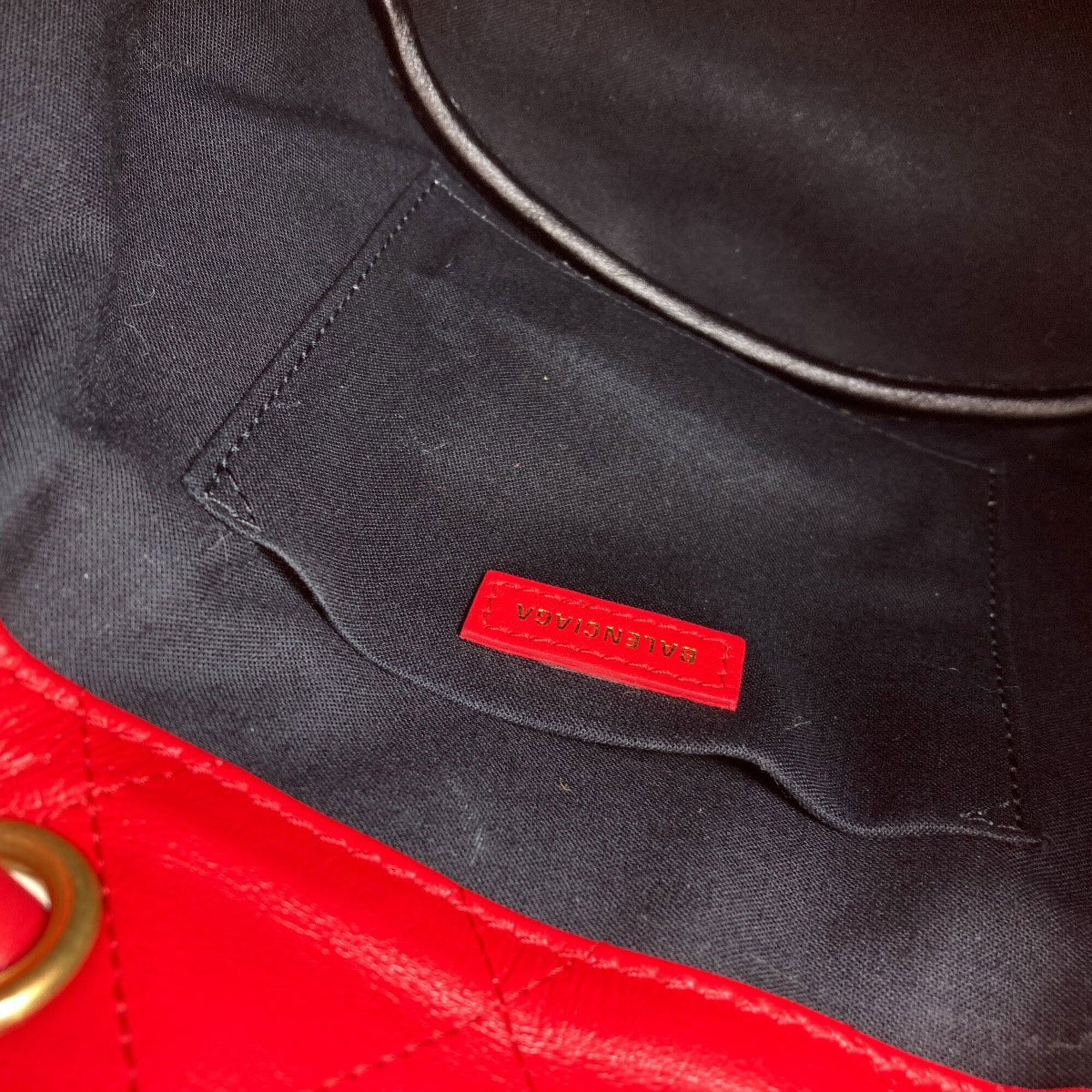 Balenciaga Balenciaga 600327 Bucket 2-Way Handbag Calfskin Women's BALENCIAGA Size ONE SIZE - 8 Thumbnail