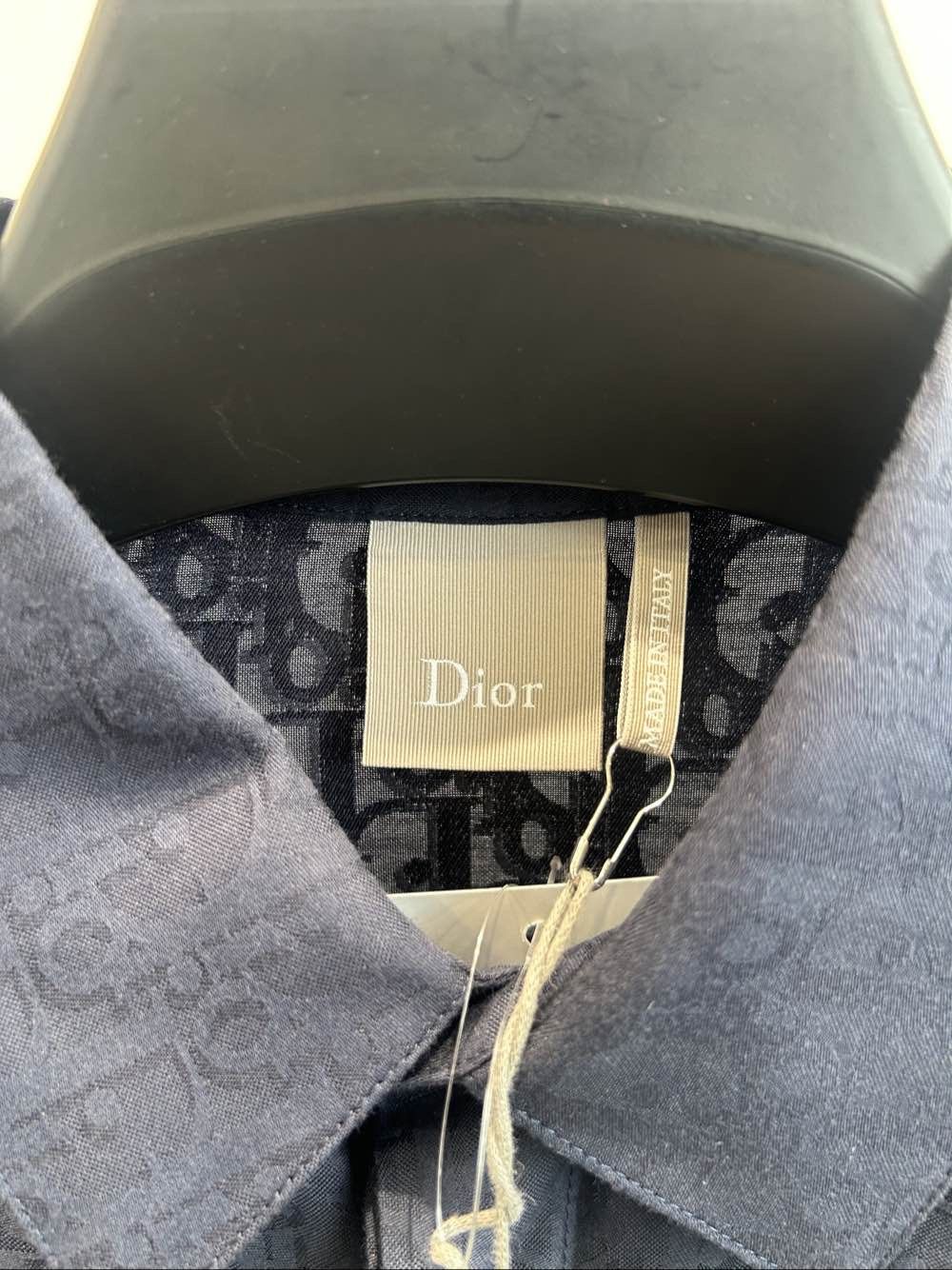 Dior Dior Oblique Print Short Sleeve Shirt Size M Size US XXS / EU 40 - 3 Thumbnail