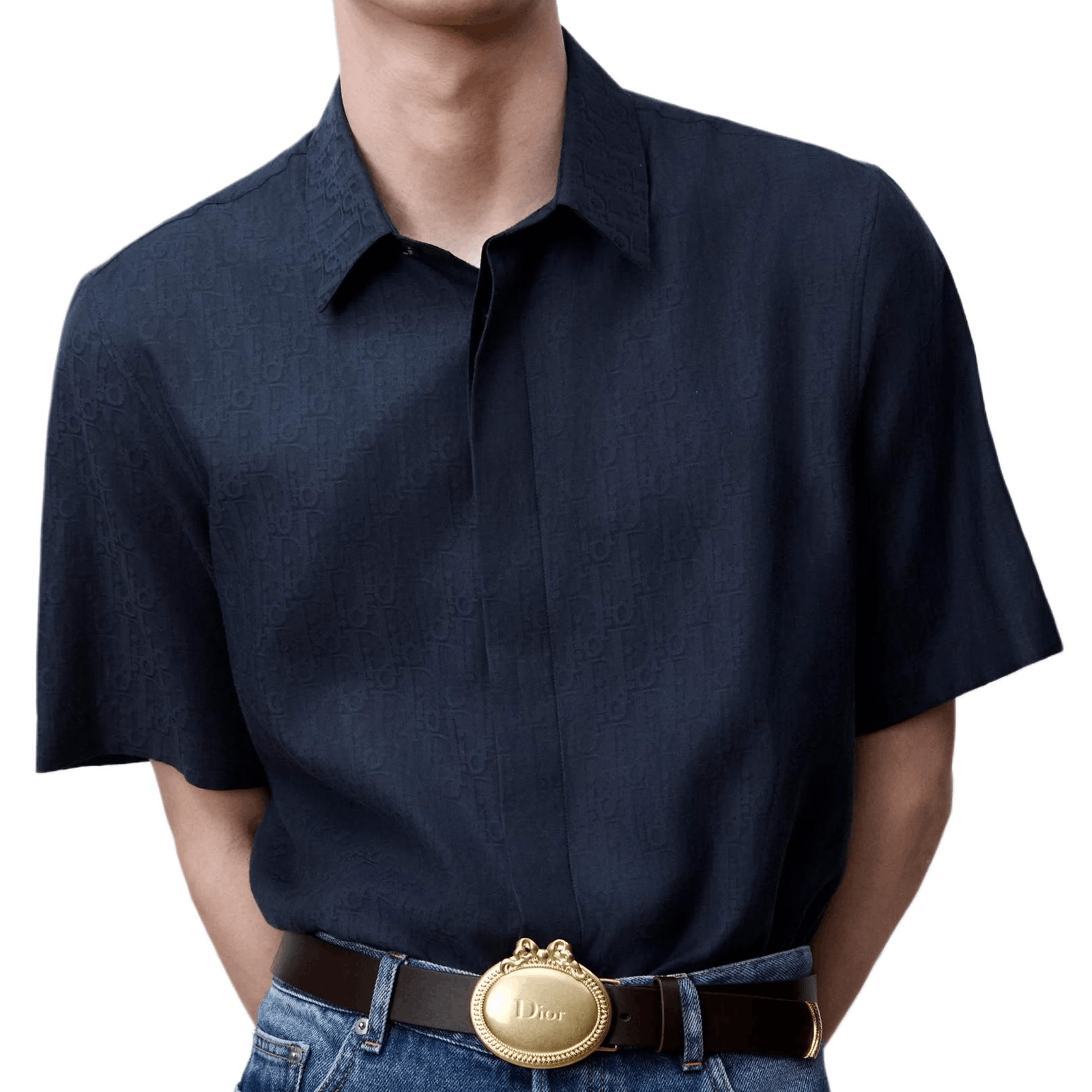 Dior Dior Oblique Print Short Sleeve Shirt Size M Size US XXS / EU 40 - 7 Thumbnail