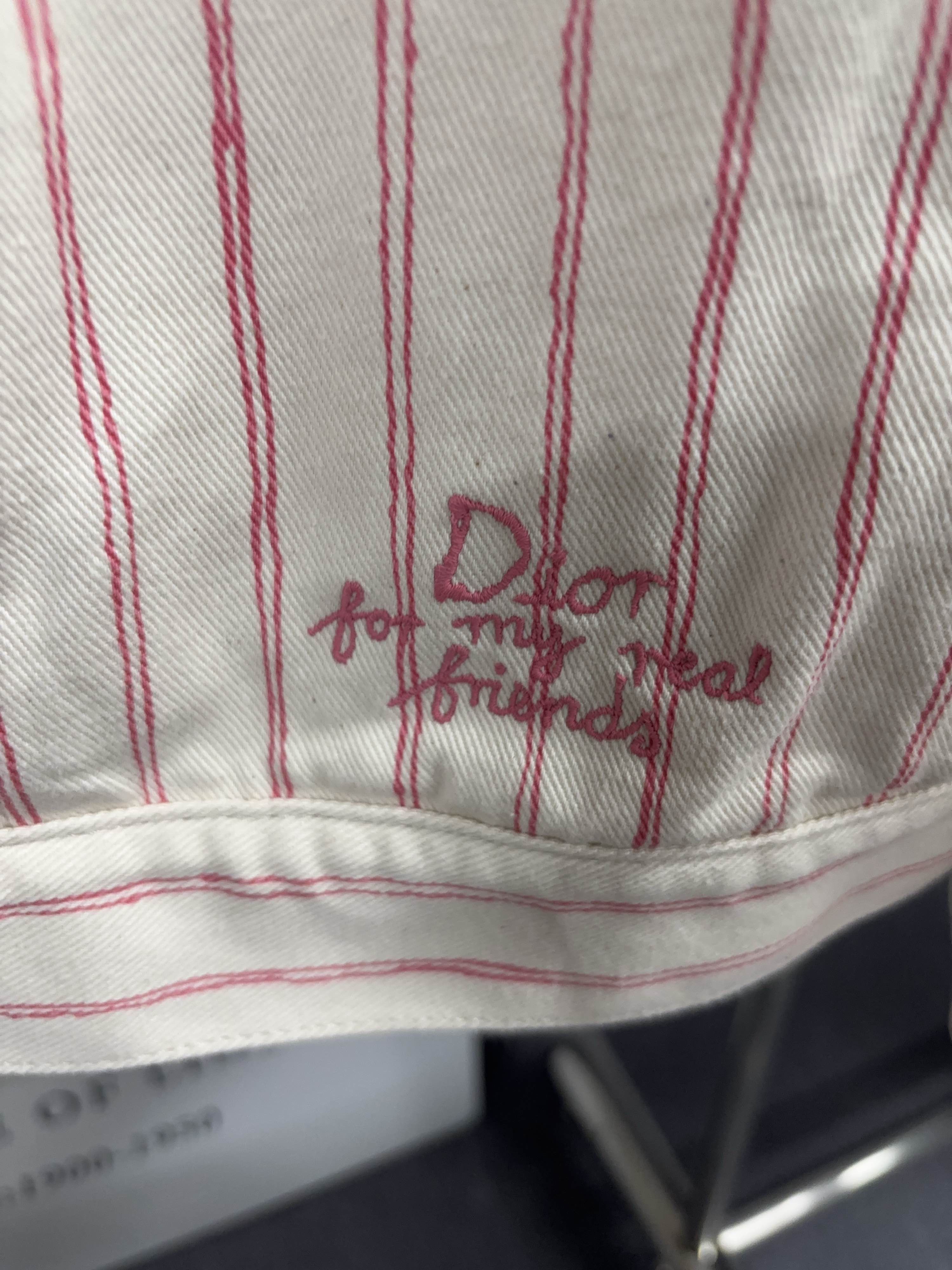 Dior Dior Striped Embroidered Denim Jacket Size 50 Size US M / EU 48-50 / 2 - 9 Thumbnail
