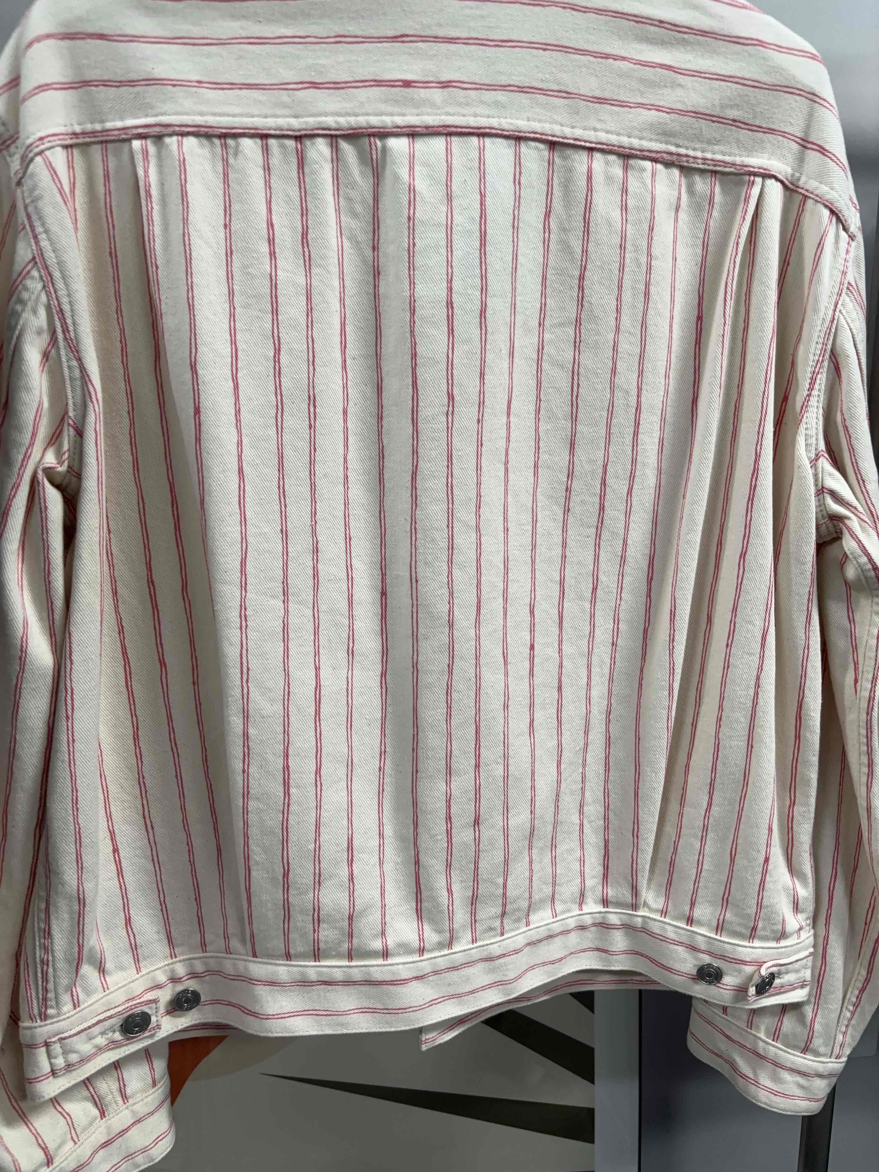 Dior Dior Striped Embroidered Denim Jacket Size 50 Size US M / EU 48-50 / 2 - 12 Thumbnail
