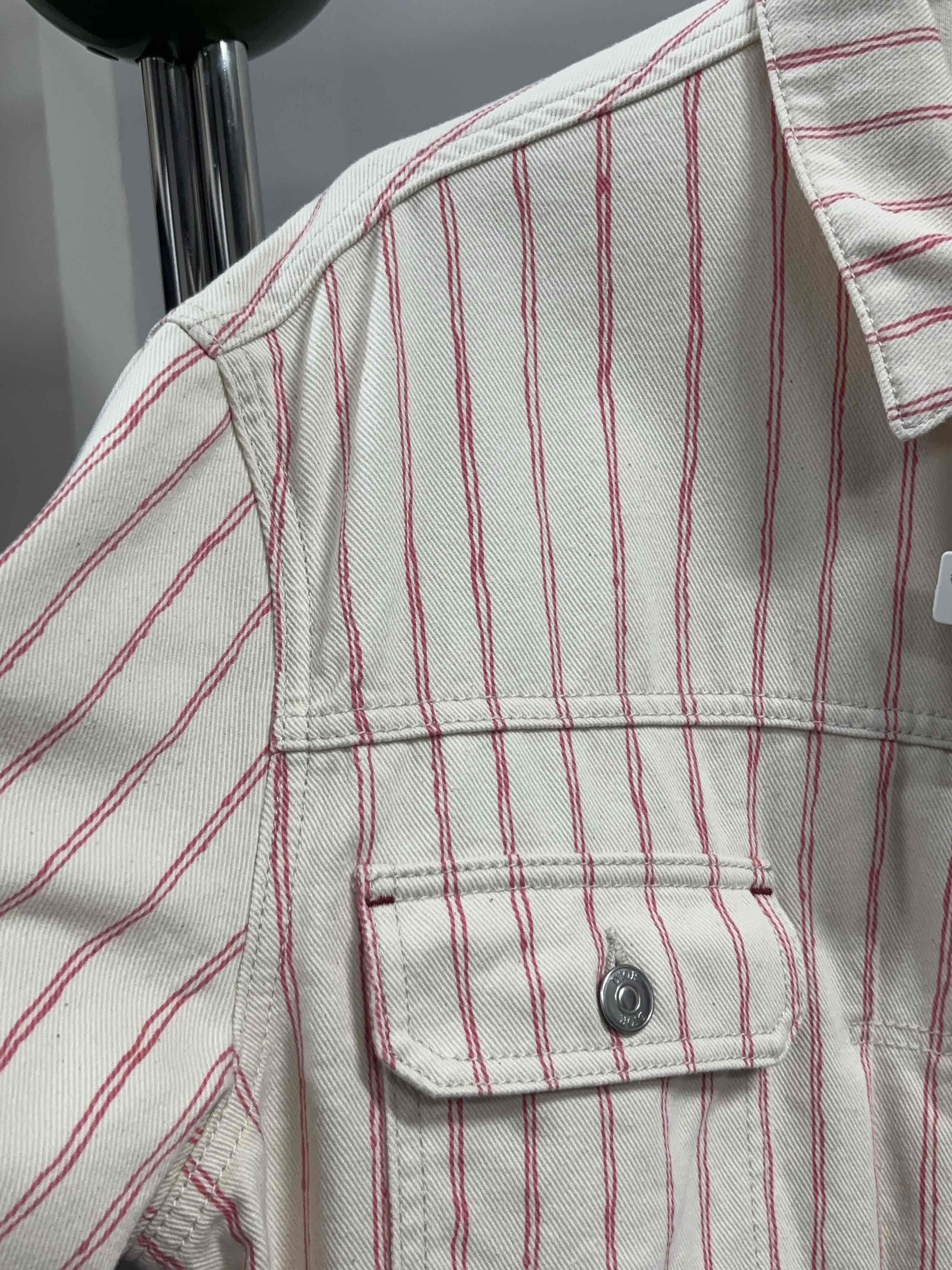 Dior Dior Striped Embroidered Denim Jacket Size 50 Size US M / EU 48-50 / 2 - 6 Thumbnail