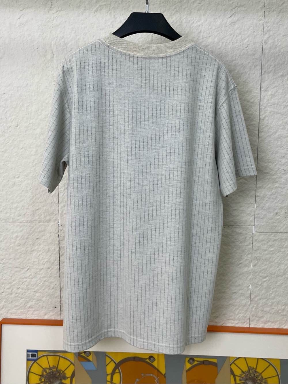 Dior Dior Pinstripe Atelier Logo T-Shirt Size M Size US M / EU 48-50 / 2 - 2 Thumbnail