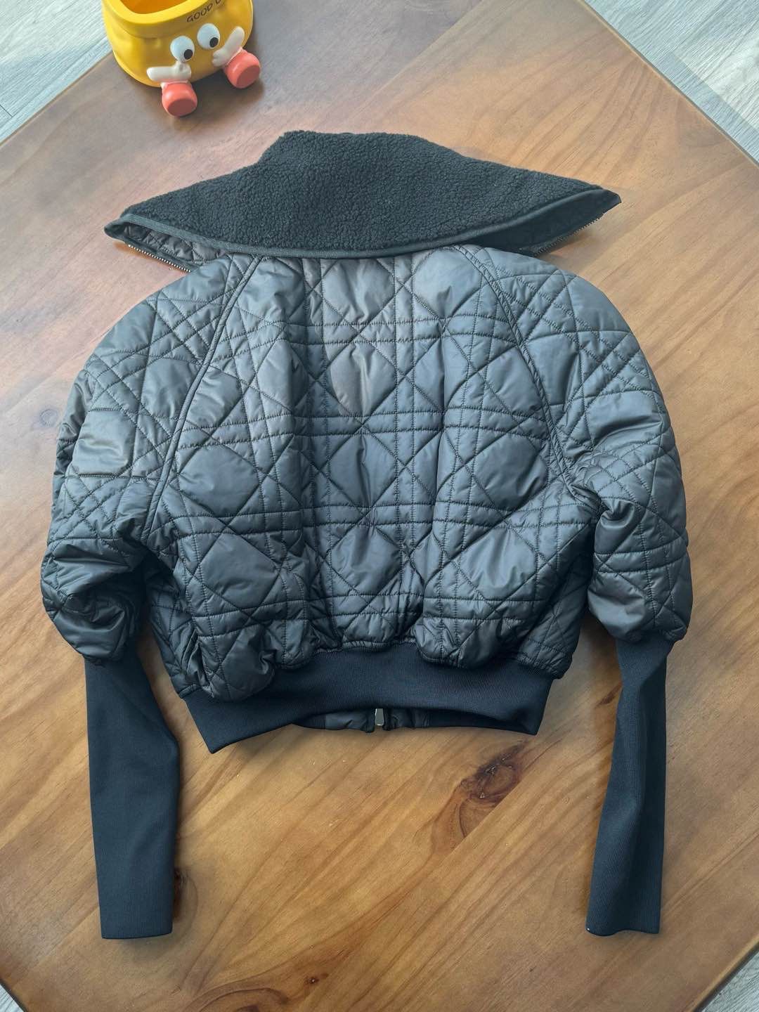 Dior Dior Quilted Shearling Collar Jacket Size FR 36 Size XS / US 0-2 / IT 36-38 - 2 Thumbnail