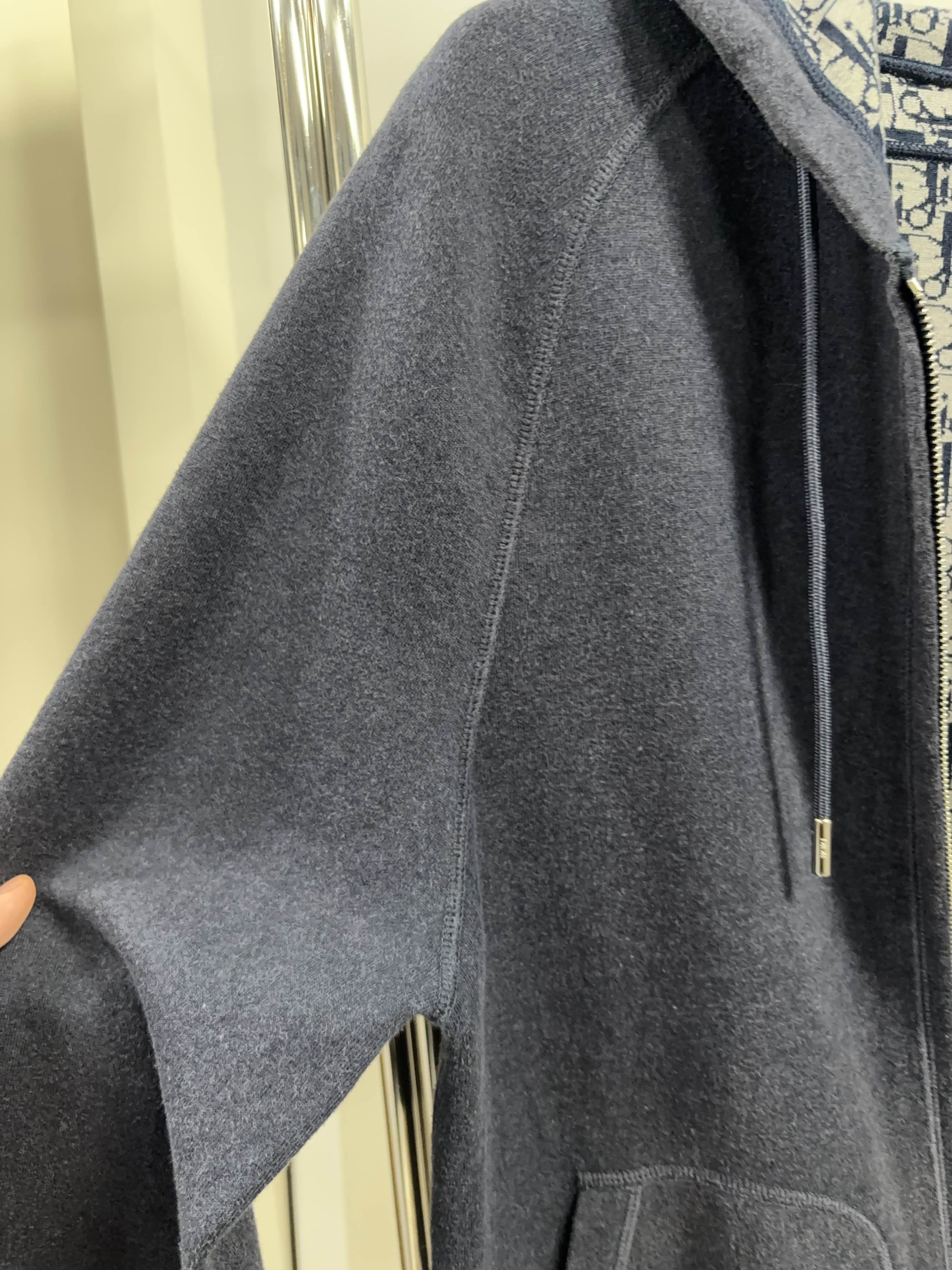 Dior Dior Oblique Zip Hoodie Size M Size US M / EU 48-50 / 2 - 8 Thumbnail