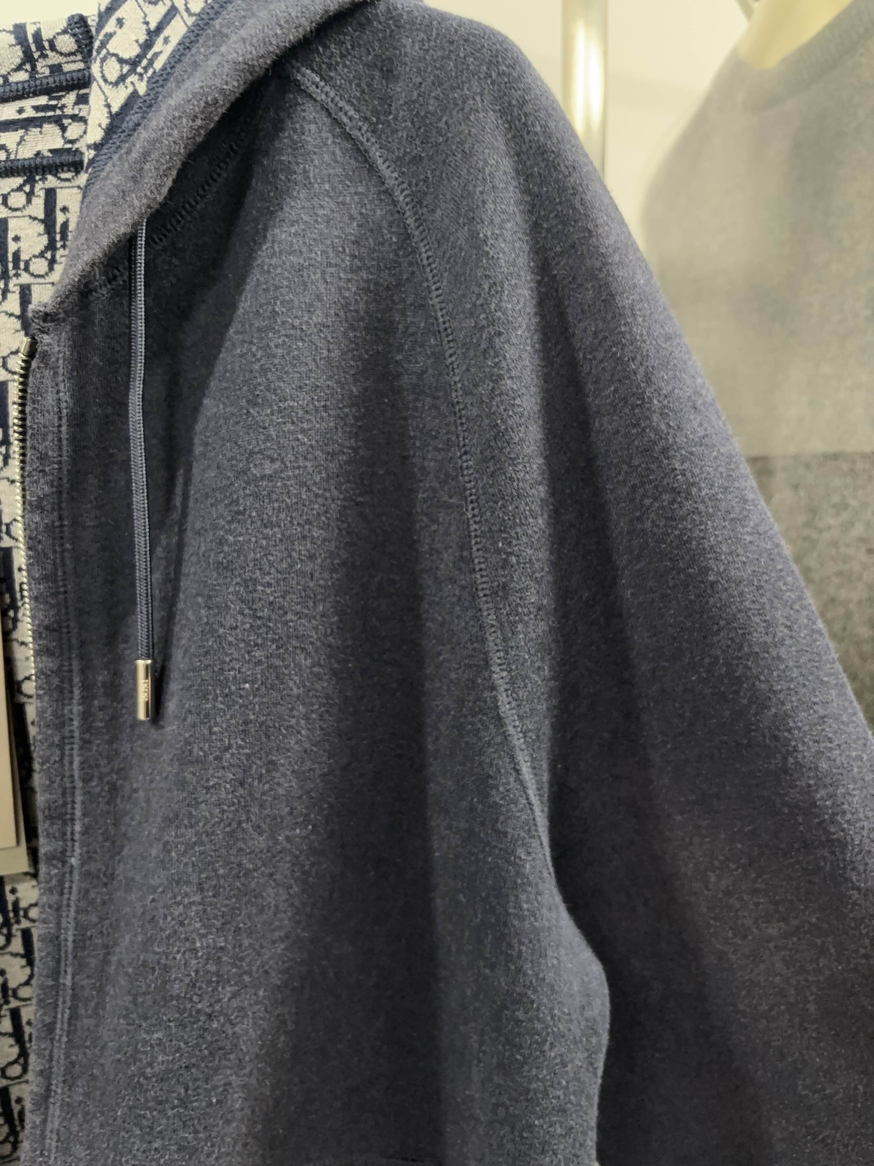 Dior Dior Oblique Zip Hoodie Size M Size US M / EU 48-50 / 2 - 10 Thumbnail