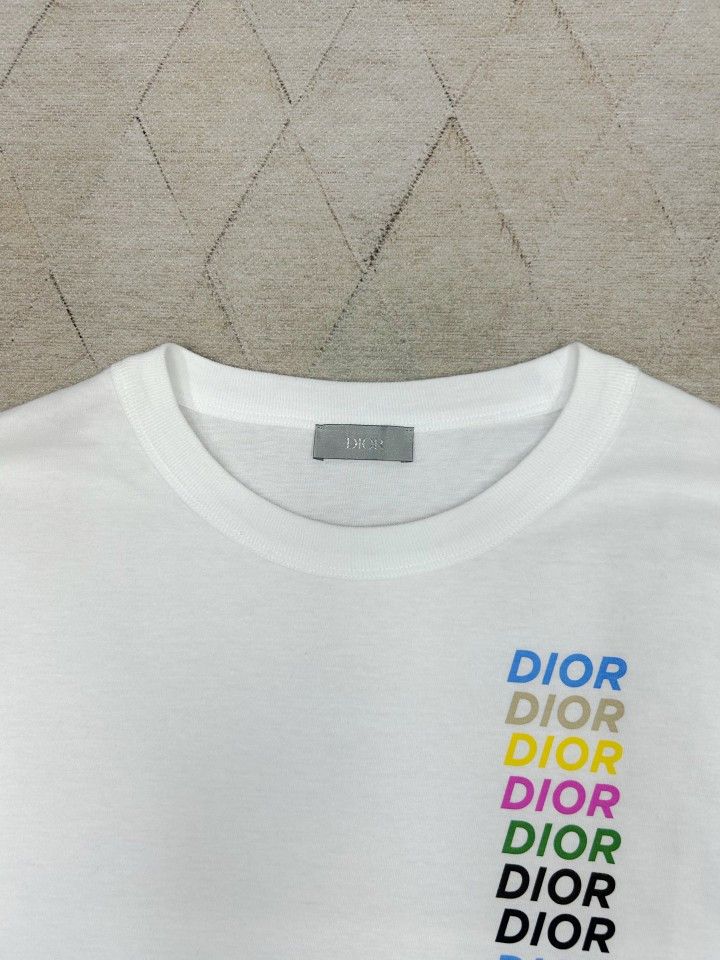 Dior Dior Multi-Logo Long Sleeve T-Shirt Size XL Size US XL / EU 56 / 4 - 5 Thumbnail