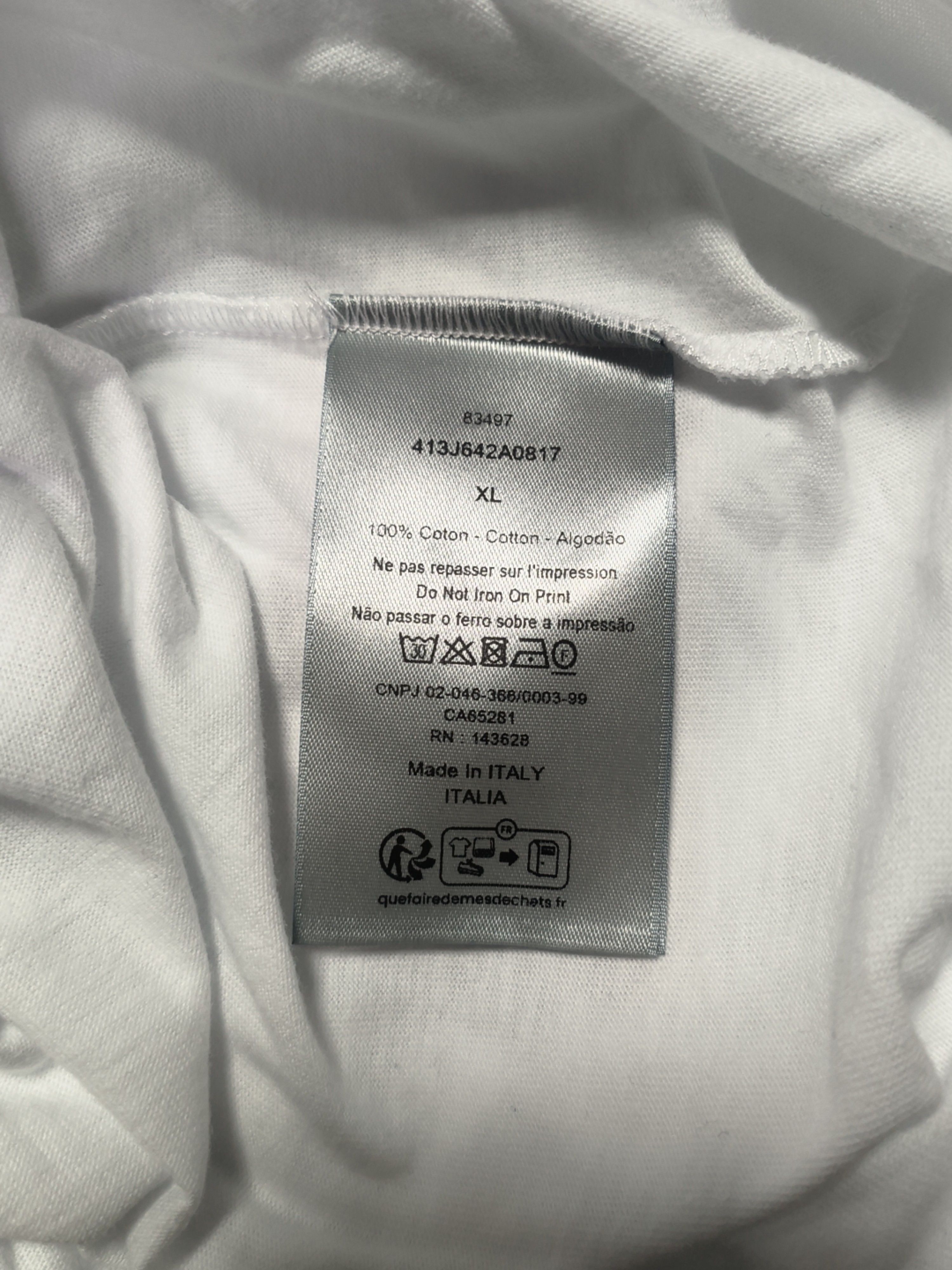 Dior Dior Multi-Logo Long Sleeve T-Shirt Size XL Size US XL / EU 56 / 4 - 4 Thumbnail