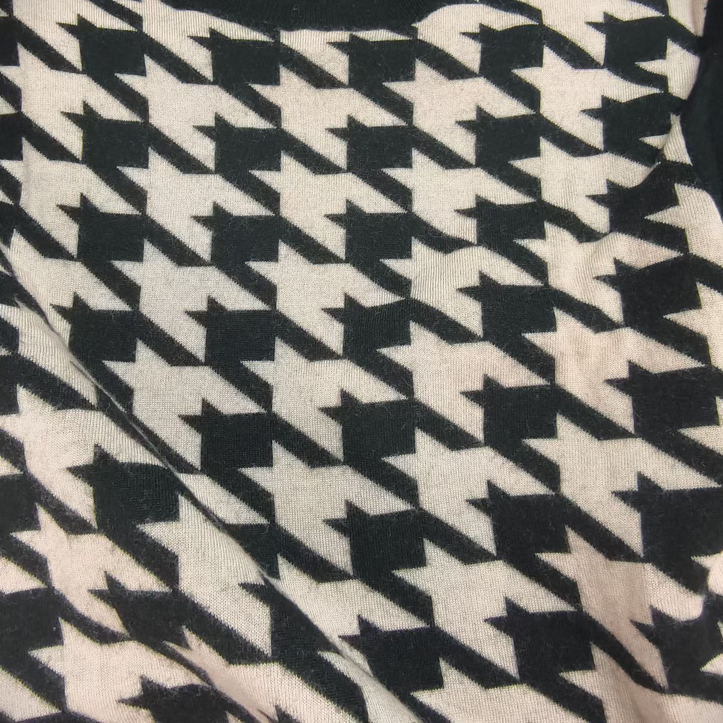 Dior Christian Dior Houndstooth Wool Sweater Size FR 38 Size S / US 4 / IT 40 - 6 Thumbnail