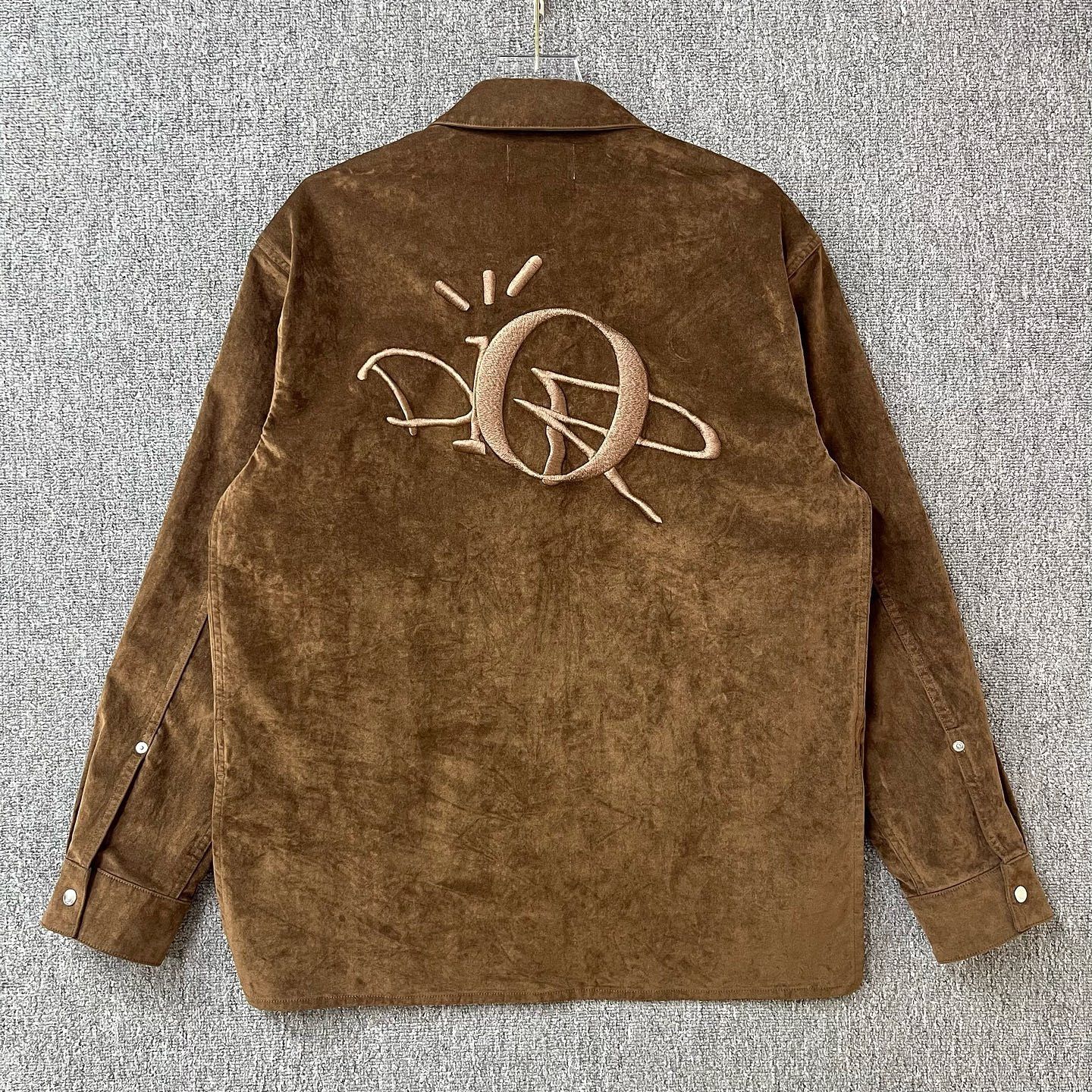 Dior Dior x Travis Scott Logo Embroidered Shirt Size 52 Size US L / EU 52-54 / 3 - 2 Thumbnail