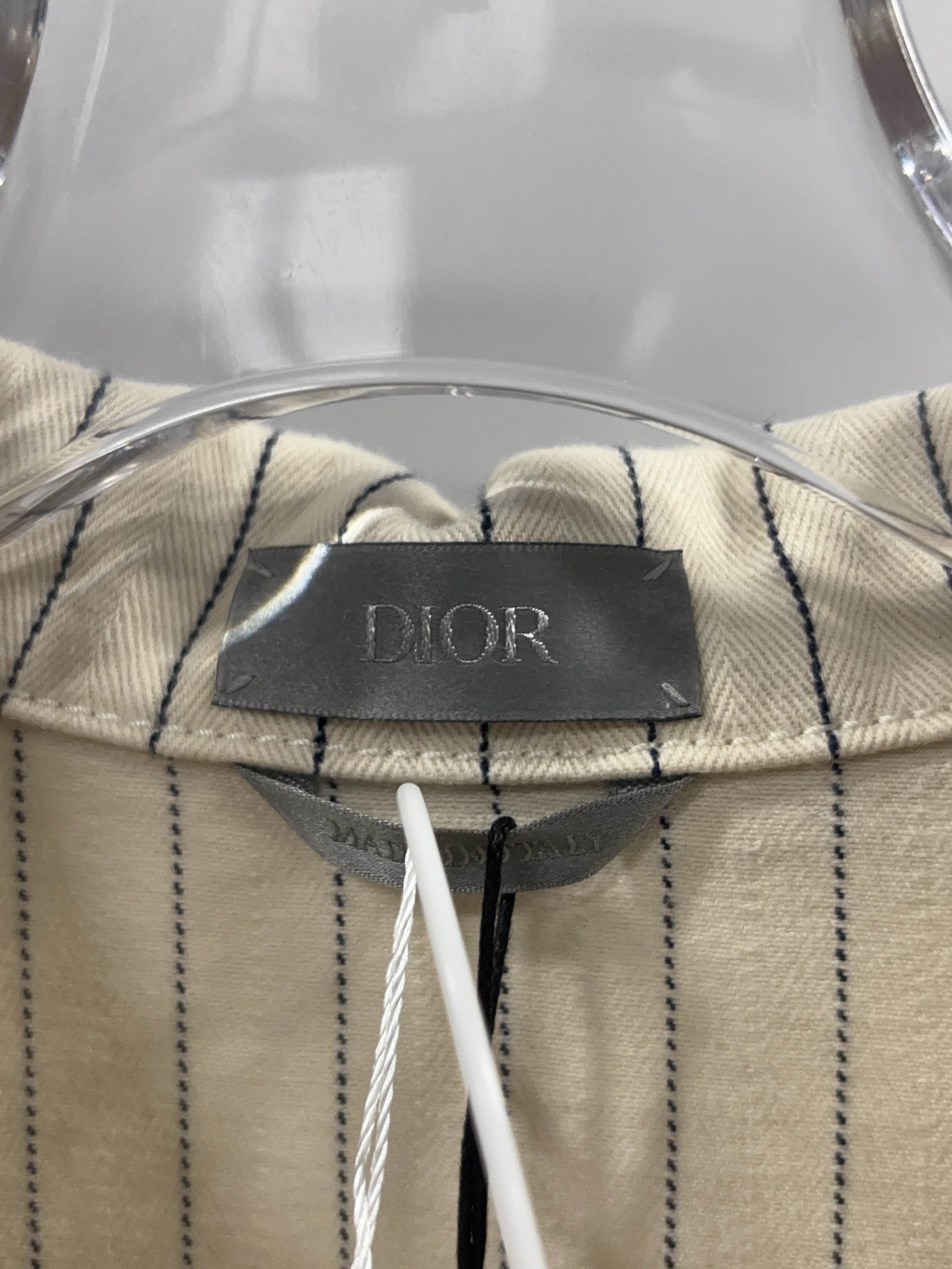 Dior Dior Pinstripe Christian Dior Couture Shirt US S Size US S / EU 44-46 / 1 - 3 Thumbnail