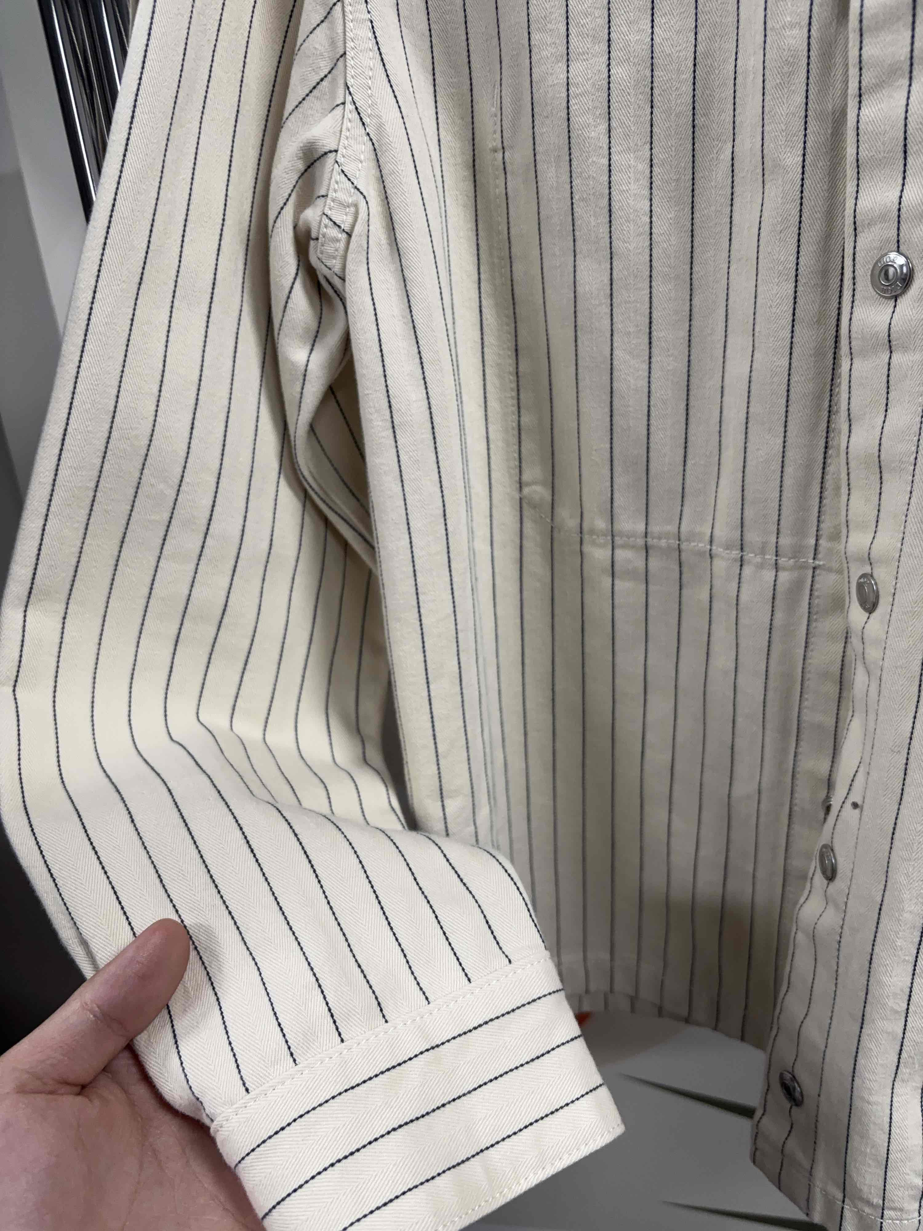 Dior Dior Pinstripe Christian Dior Couture Shirt US S Size US S / EU 44-46 / 1 - 7 Thumbnail