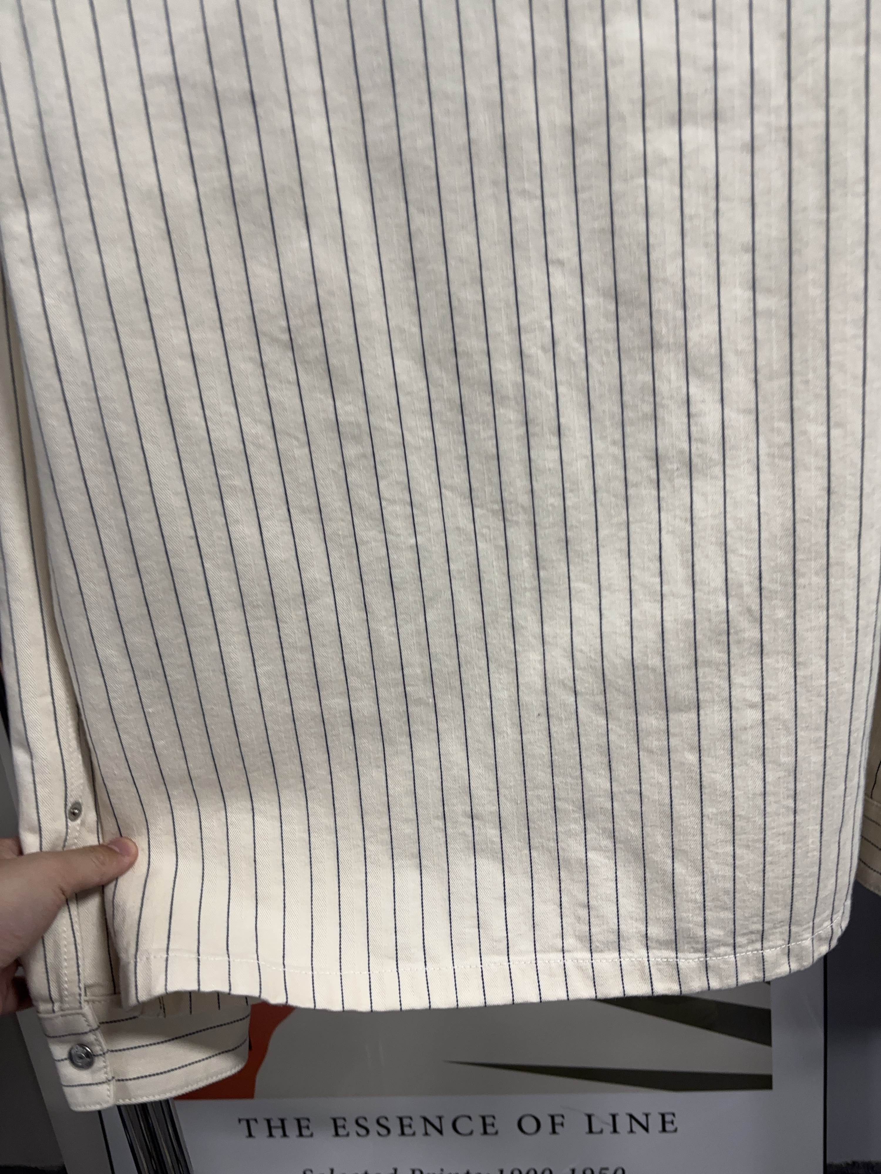 Dior Dior Pinstripe Christian Dior Couture Shirt US S Size US S / EU 44-46 / 1 - 11 Thumbnail