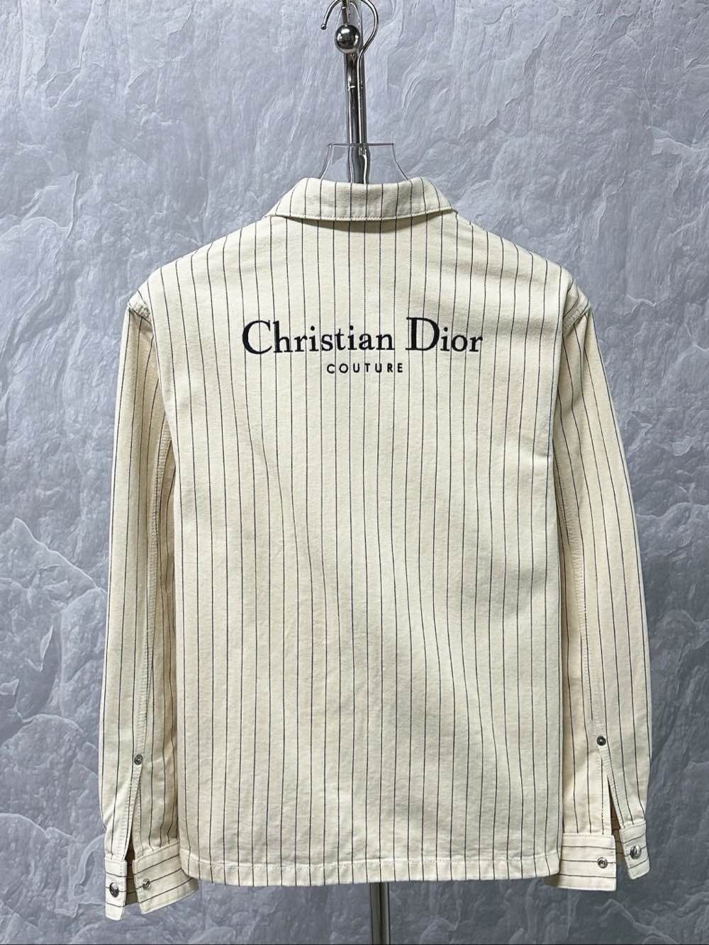 Dior Dior Pinstripe Christian Dior Couture Shirt US S Size US S / EU 44-46 / 1 - 2 Thumbnail