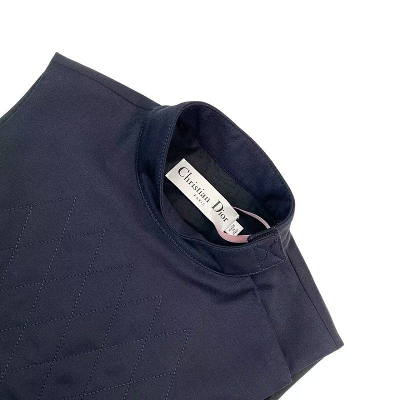 Dior Dior Quilted Wool Jumpsuit Size 38 Size 27" / US 4 / IT 40 - 3 Thumbnail