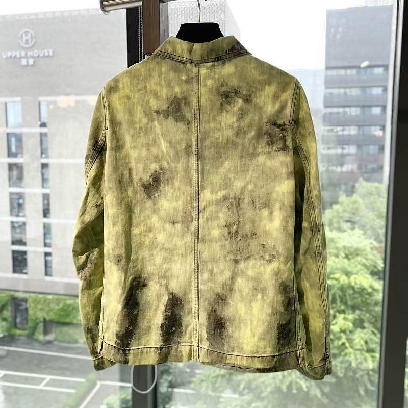 Dior Dior Tie Dye Cotton Denim Jacket Size 36 Size XS / US 0-2 / IT 36-38 - 2 Thumbnail