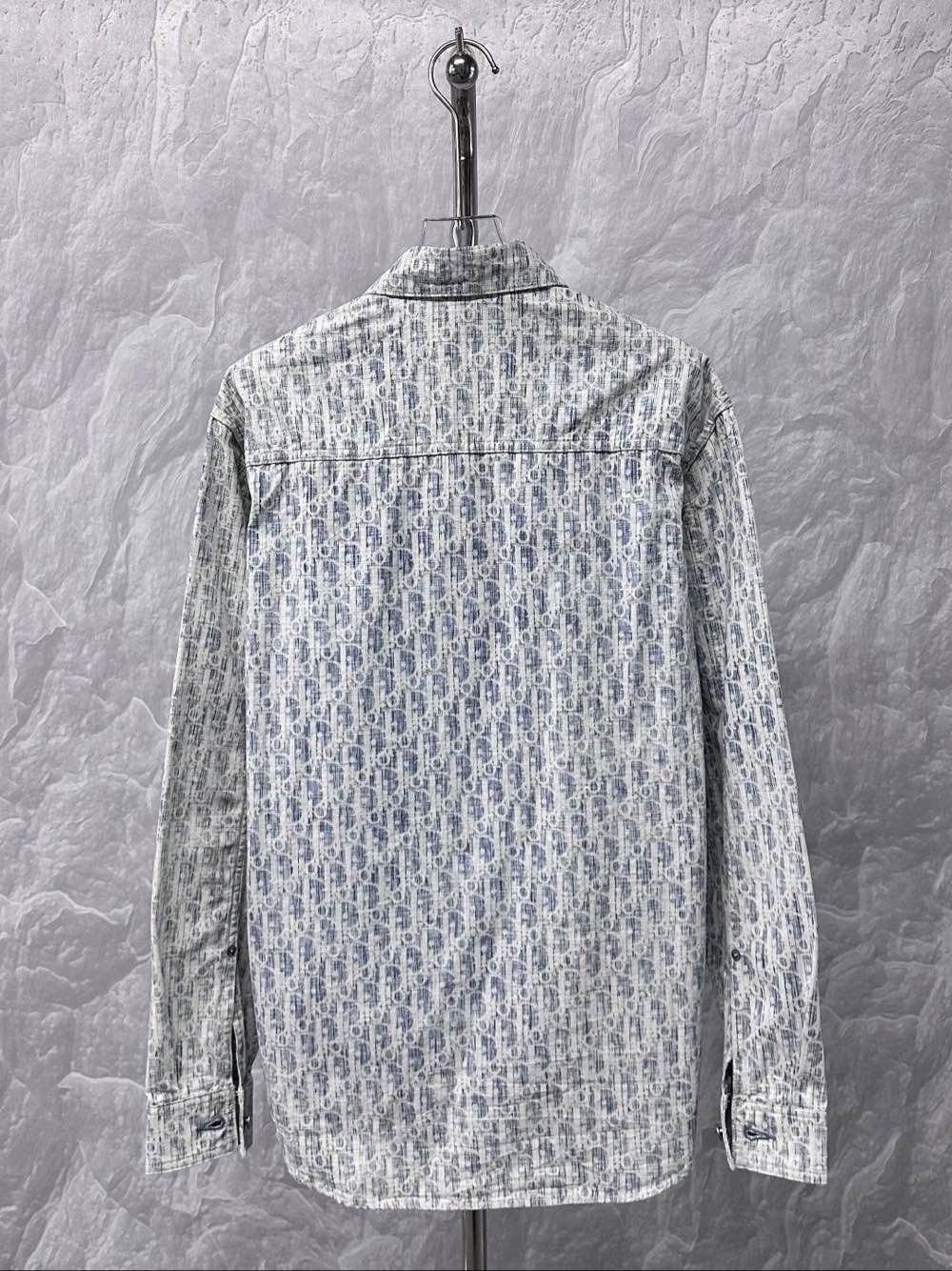 Dior DIOR Oblique Kasuri Button Up Shirt Size S Size US S / EU 44-46 / 1 - 2 Thumbnail