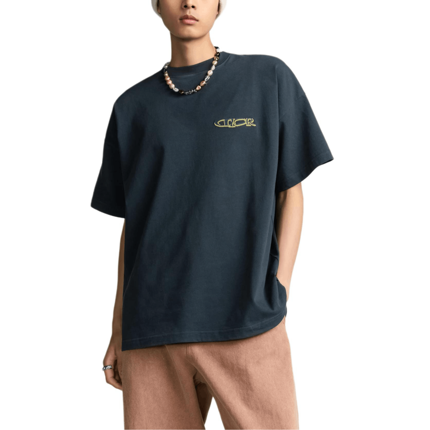 Dior Dior Logo Embroidery T-Shirt Size L Size US L / EU 52-54 / 3 - 7 Thumbnail