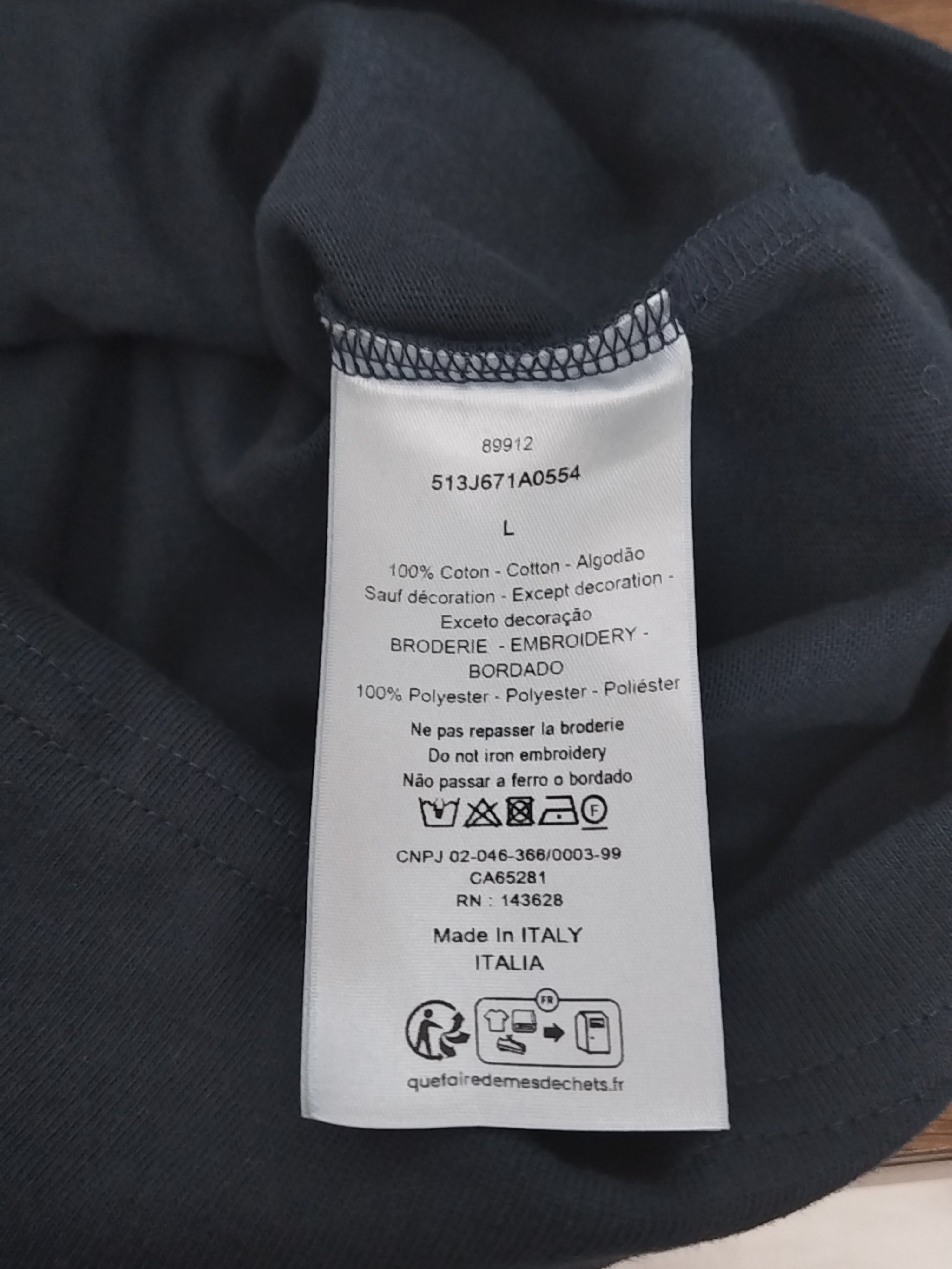 Dior Dior Logo Embroidery T-Shirt Size L Size US L / EU 52-54 / 3 - 4 Thumbnail